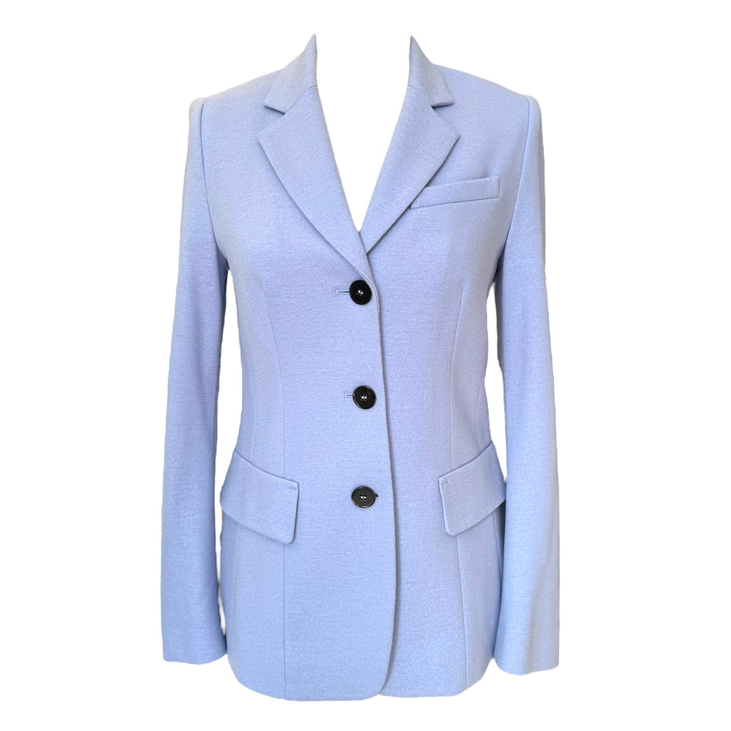 Marc Cain Light Blue Wool Blazer - 8
