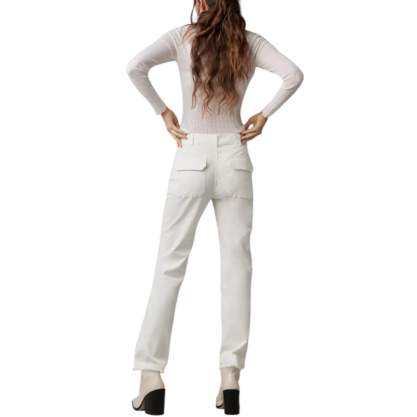 Pilcro White Cream Trousers - 10/12