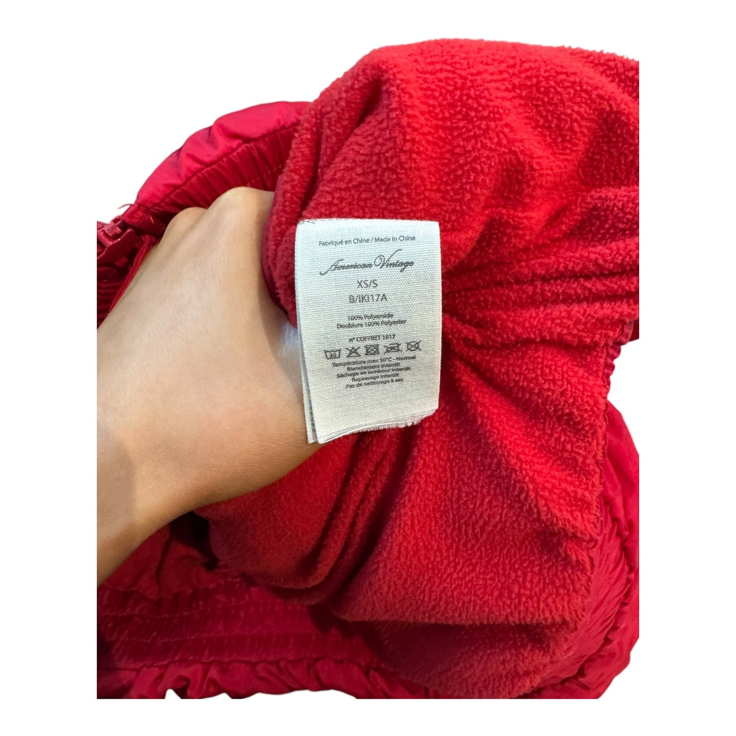 American Vintage Red Padded Jacket - 10/12