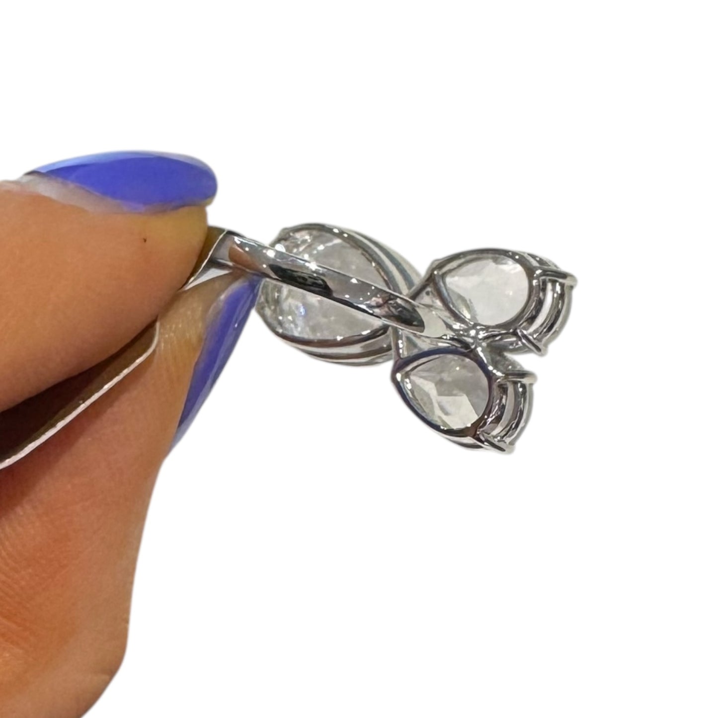 Swarovski Millenia Cocktail Ring with Pear Cut Crystals - Size 52