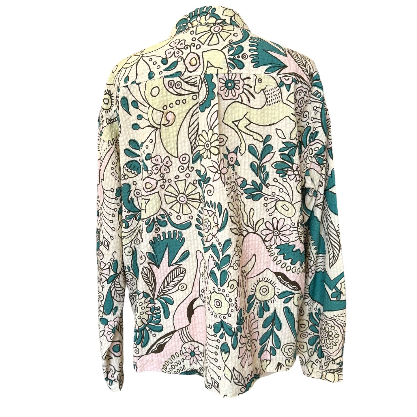 YMC Pink Floral Shirt - 12