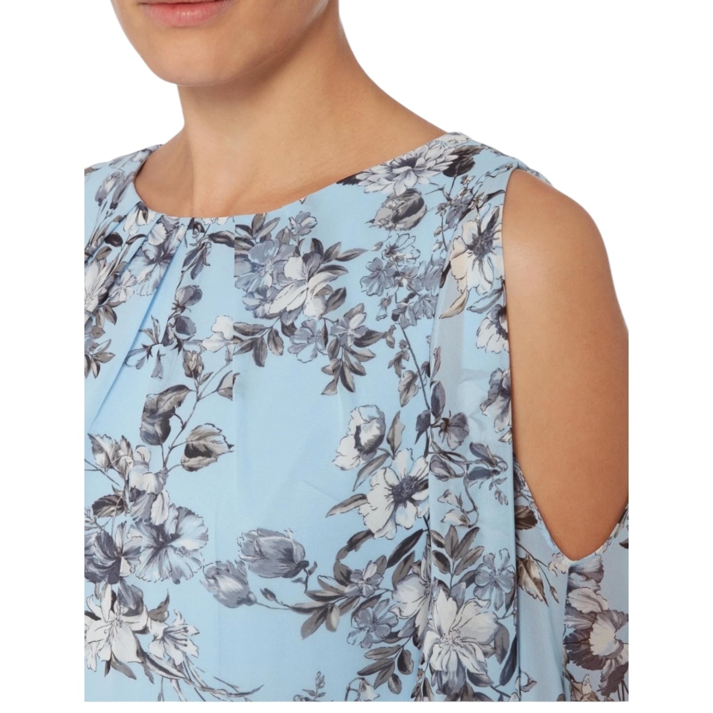 Eliza J Blue Floral Dress - 16