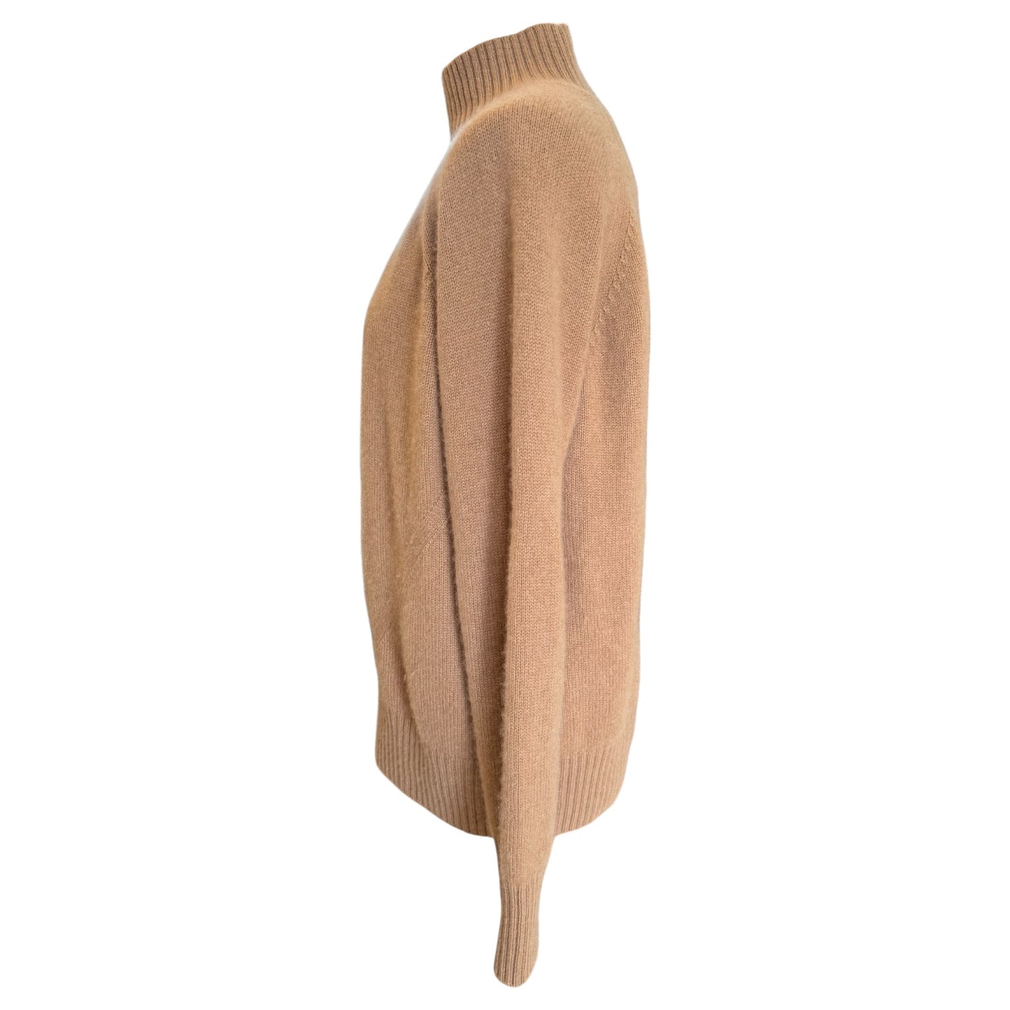 Allude Cashmere Camel Jumper - 12 - NEW