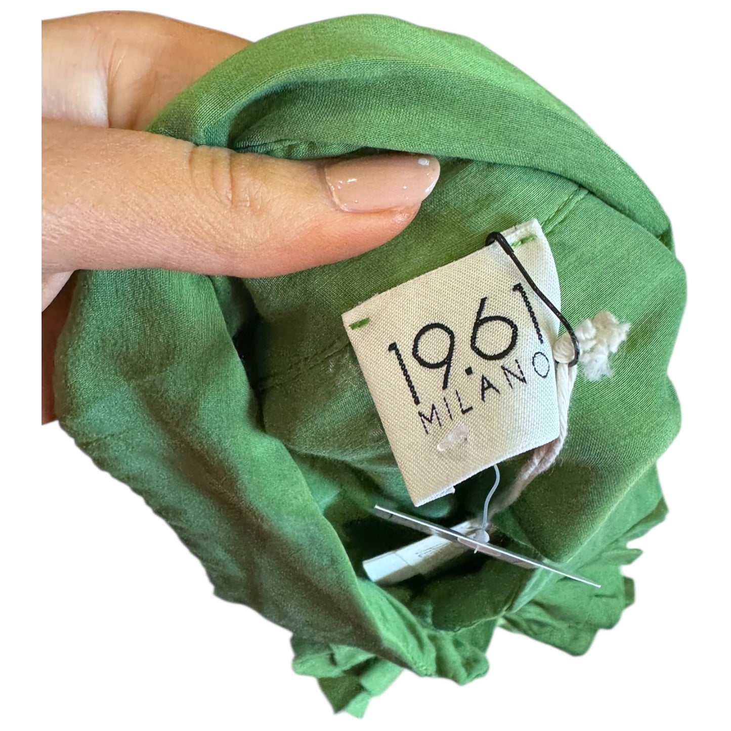 1961 Milano Green Blouse - 14 - NEW
