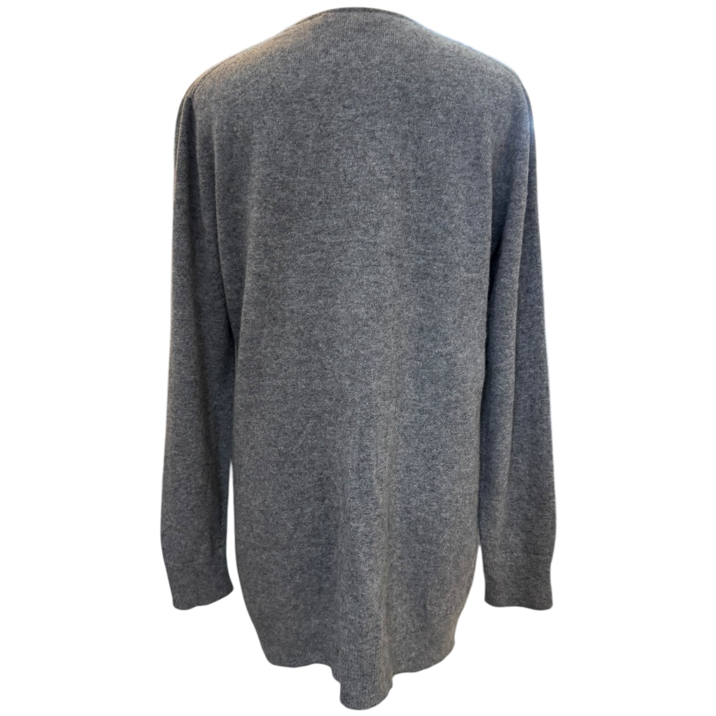 Weekend Max Mara Grey Cashmere V Neck Sweater - 12