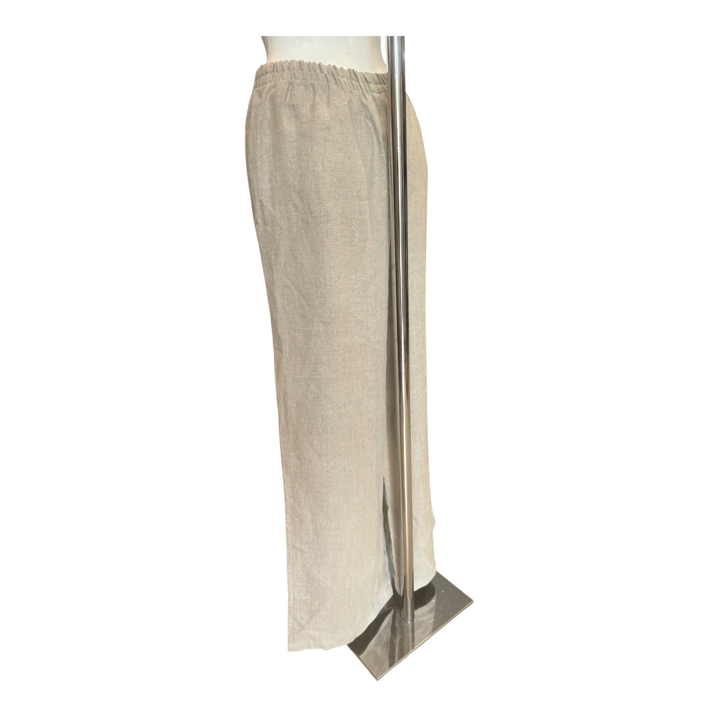 Kontrast Beige Linen Trousers - 14/16 - NEW