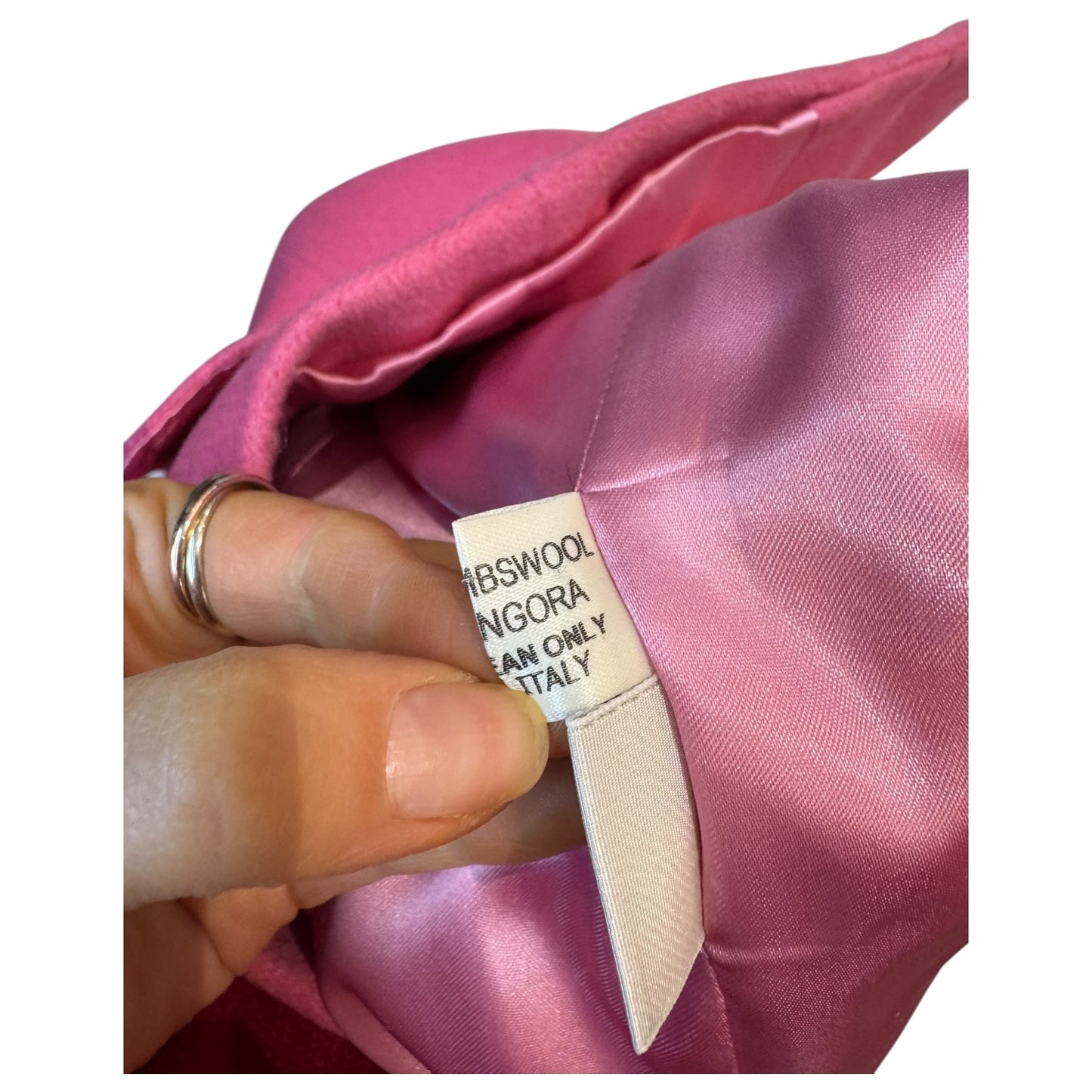 Louise Kennedy Pink Lambswool and Angora Jacket - 8/10