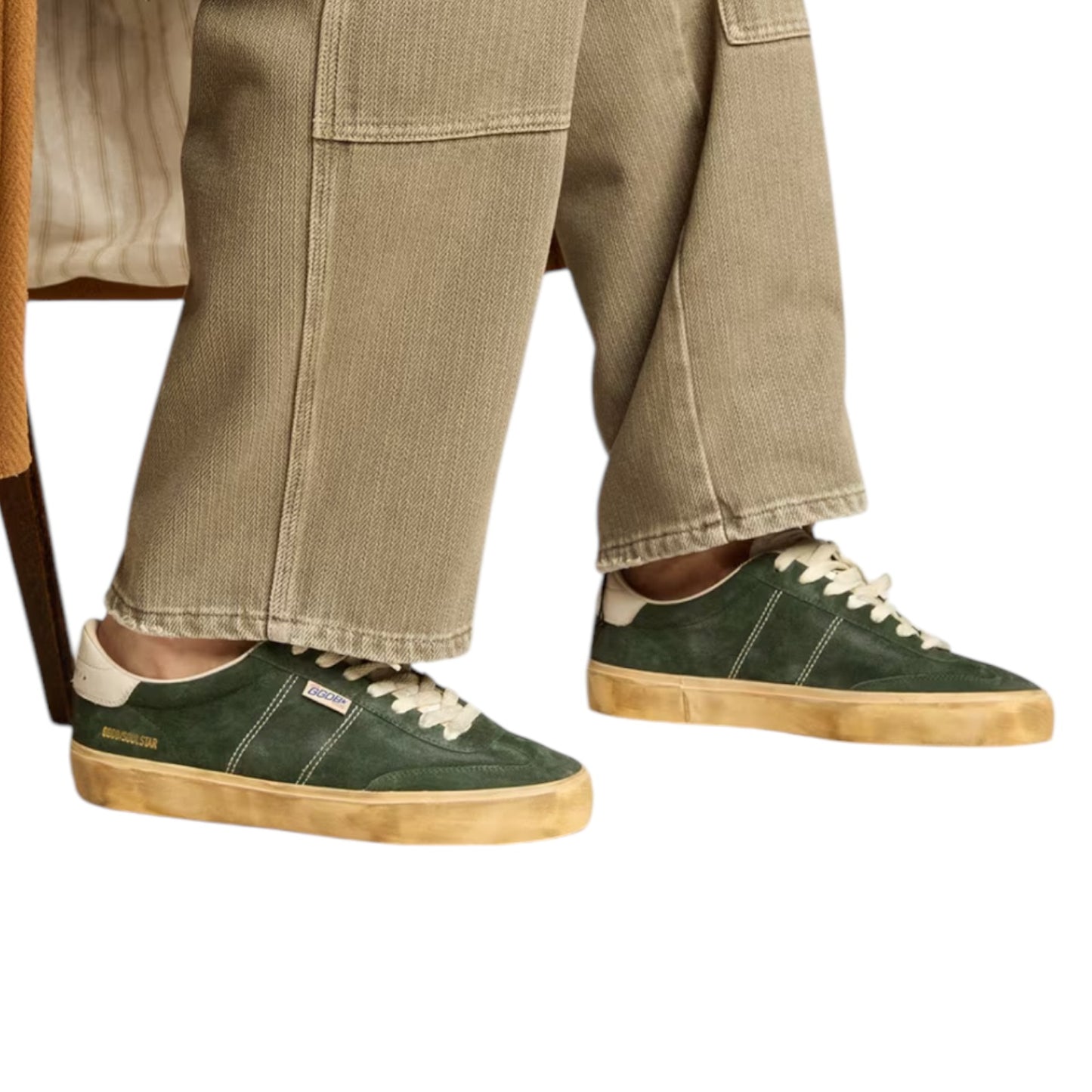 Golden Goose Green Soul-Star Trainers - 9