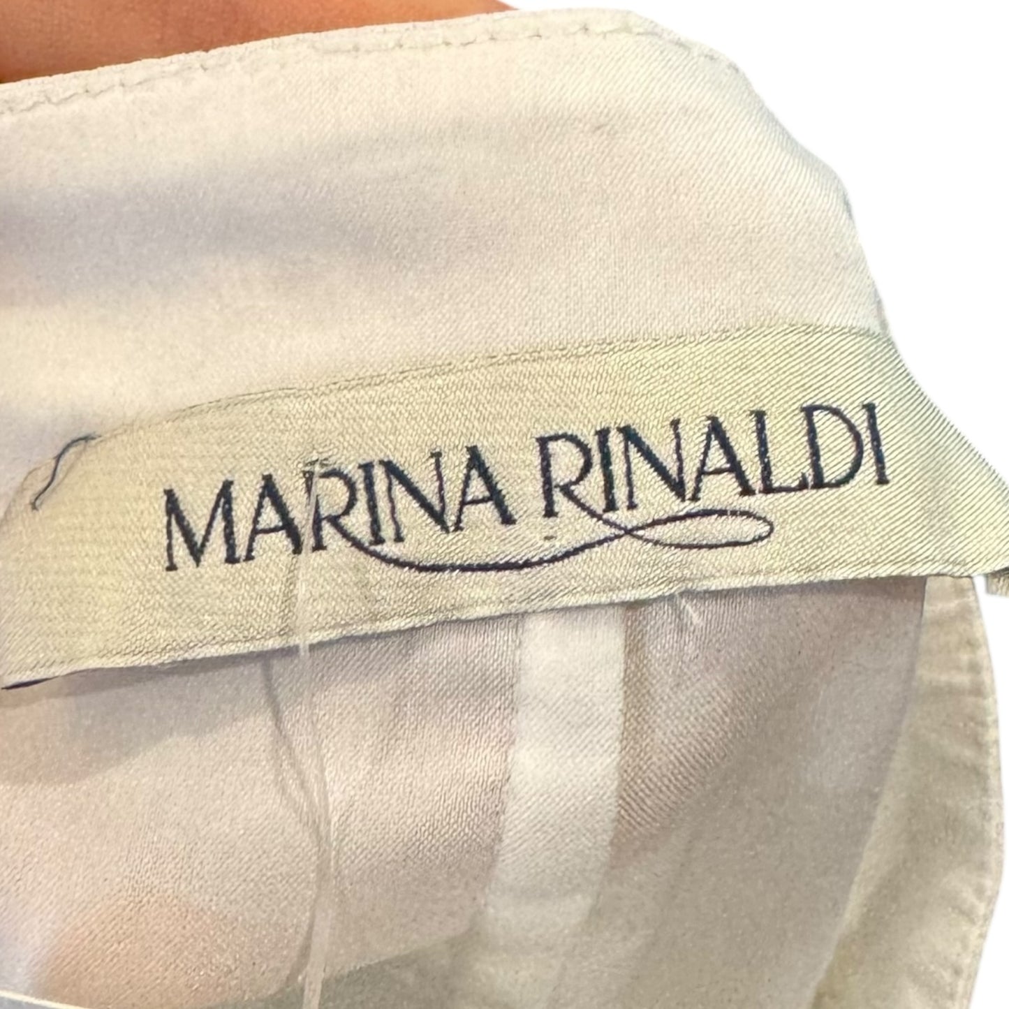 Marina Rinaldi White Embroidered Shirt - 16