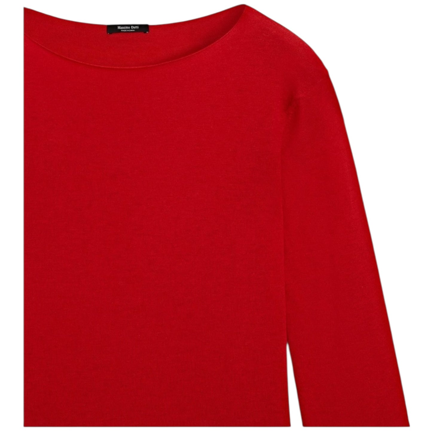 Massimo Dutti Red Wool Blend Sweater - 10 - NEW
