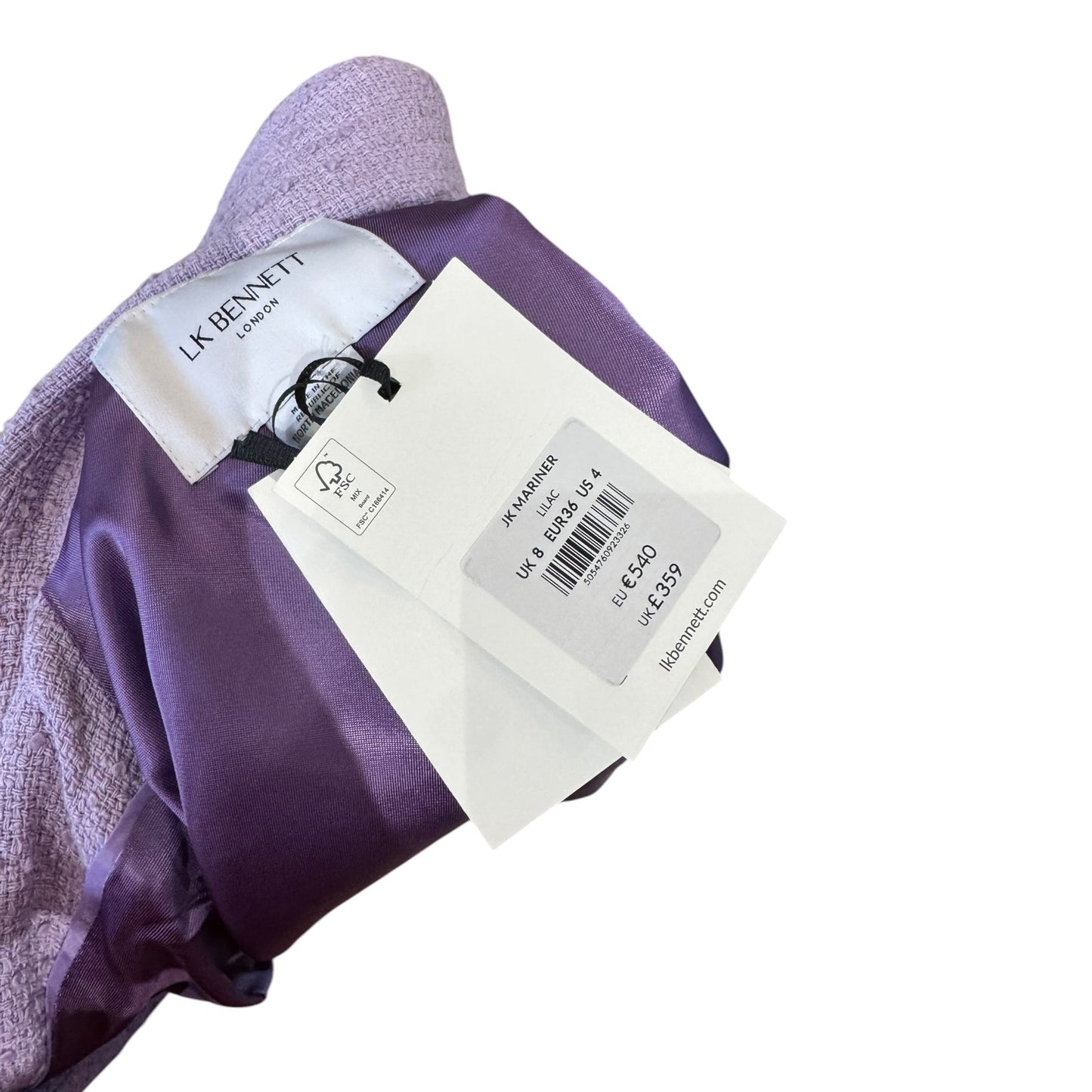 LK Bennett Lilac Blazer - 8 - NEW