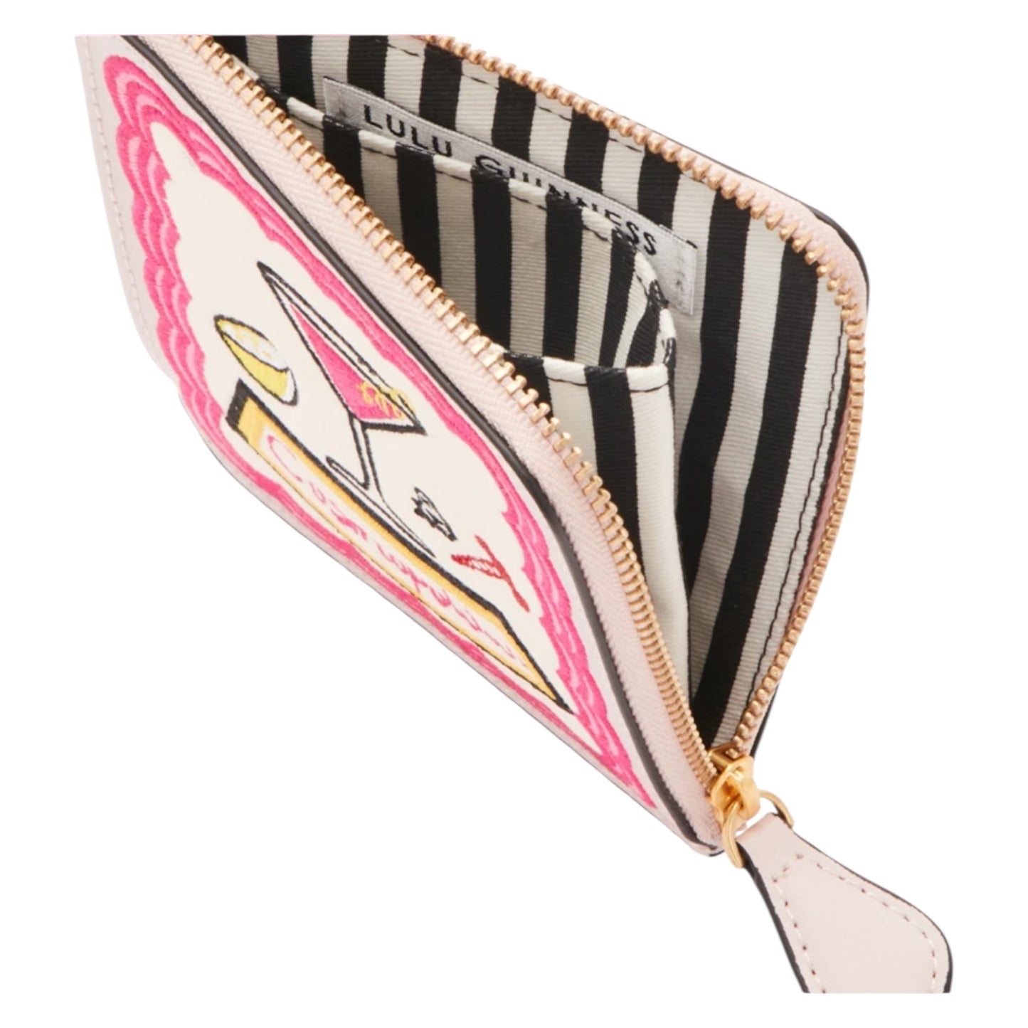 Lulu Guinness Blush Pink Cosmopolitan Coin Purse