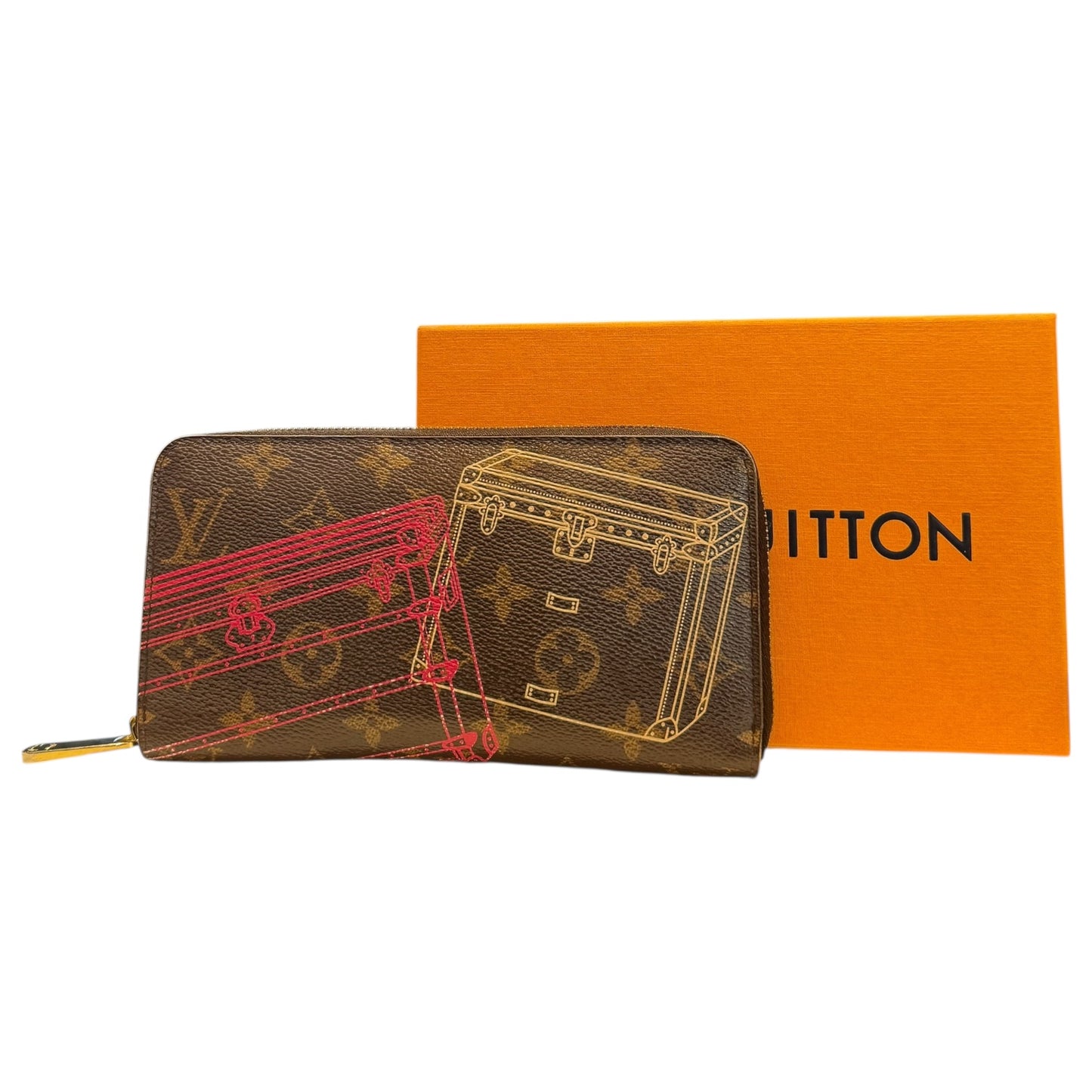 Louis Vuitton Zipp Wallet Canvas Long M58507