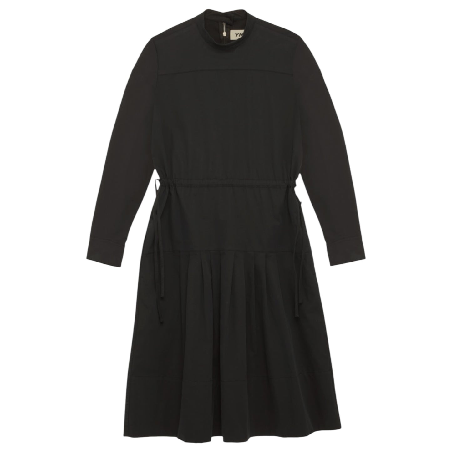 YMC Black Temple Stretch Cotton Dress - 12