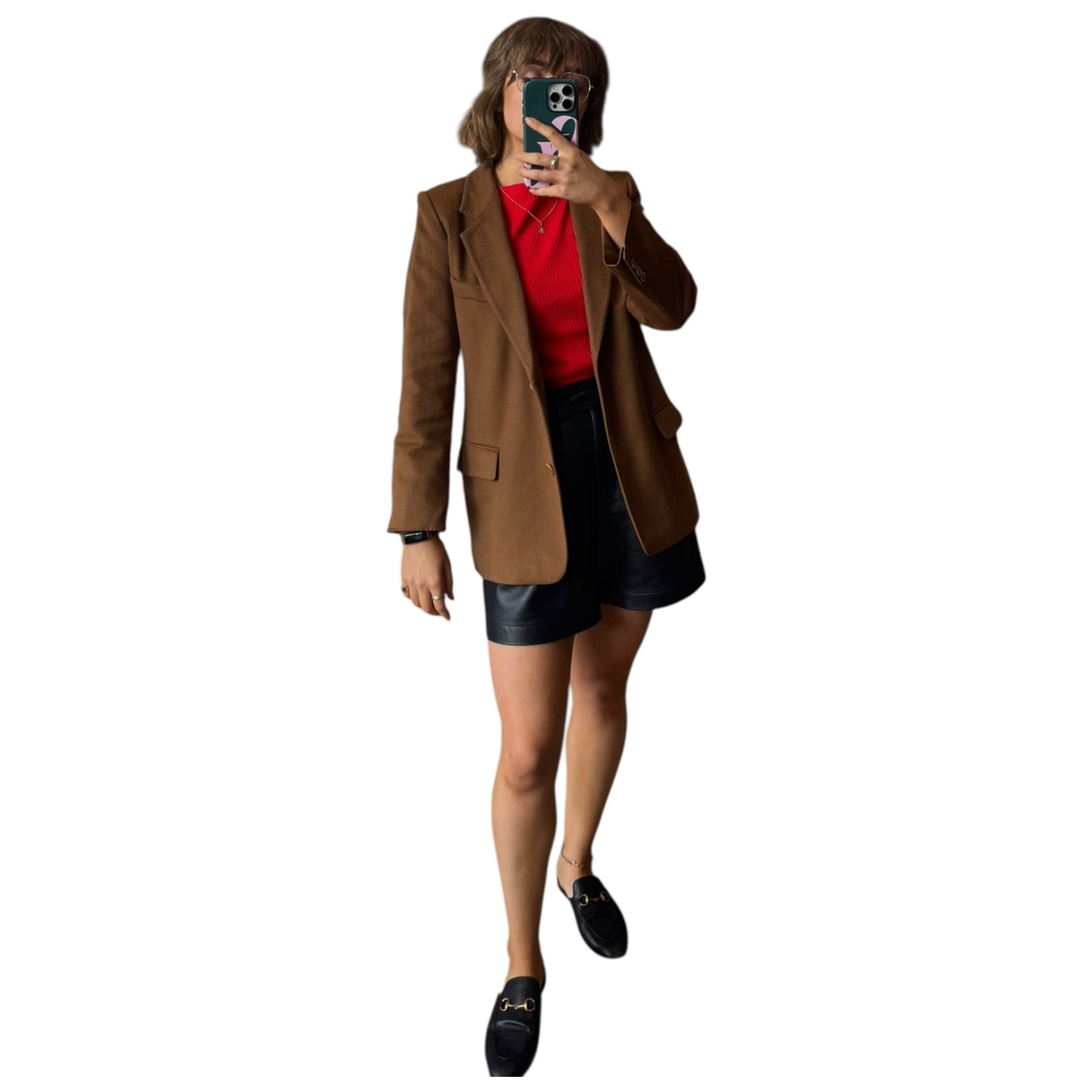 Max Mara Camel Cashmere Blazer - 10