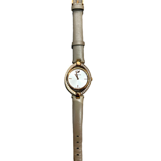 Swarovski Rose Gold and Taupe Watch