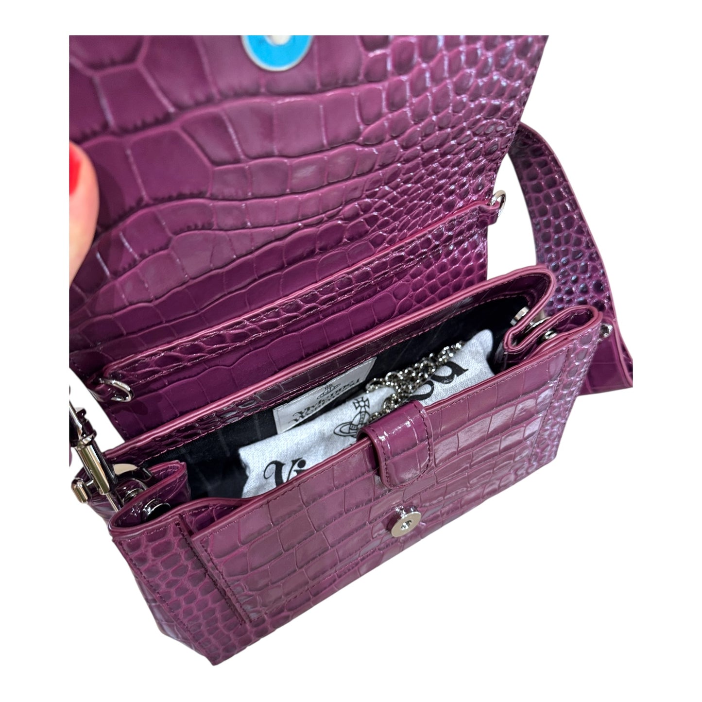 Vivienne Westwood Medium Hazel Bag in Purple
