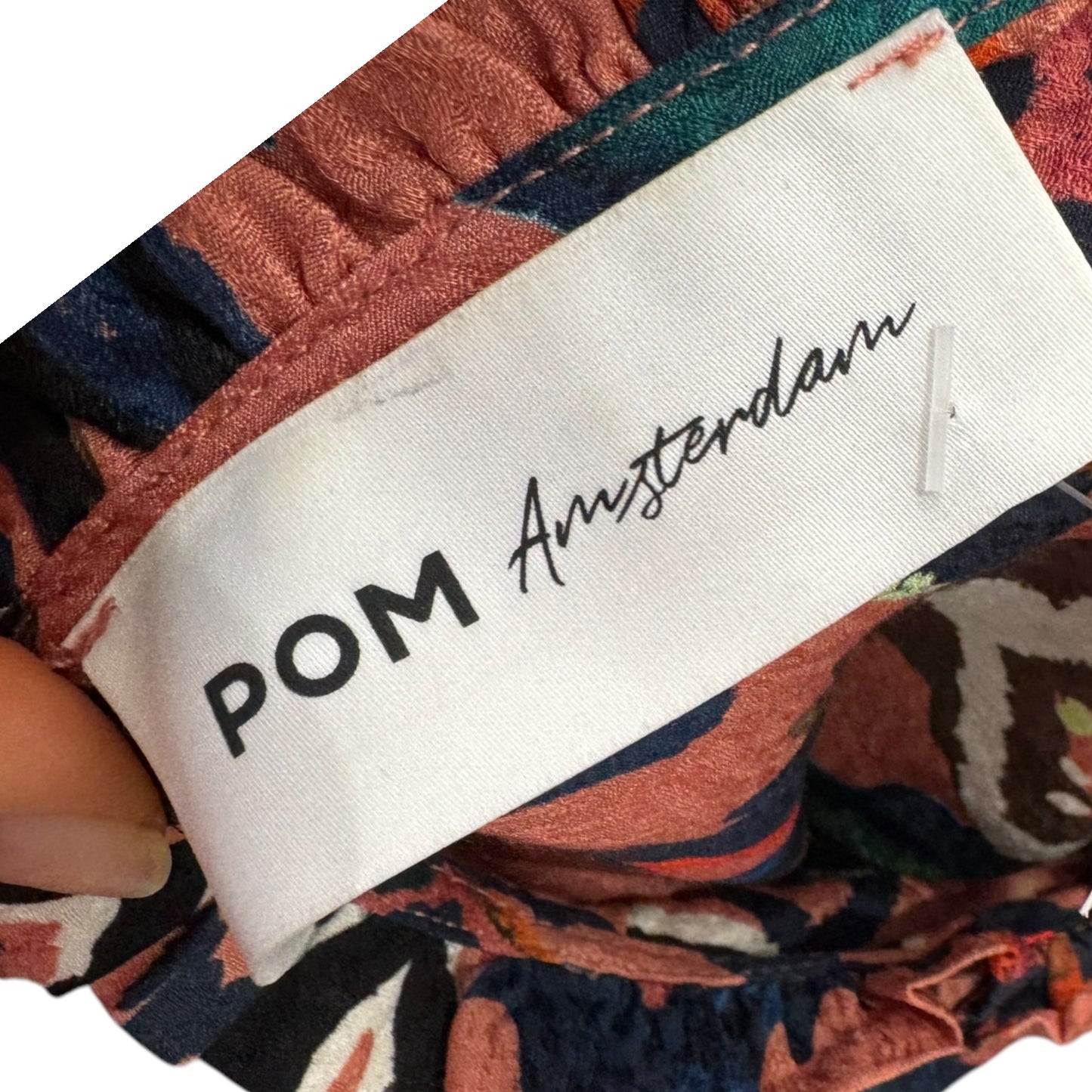 POM Amsterdam Terracotta Pattern Dress - 12