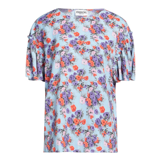 Essentiel Antwerp Blue Floral Top - 12