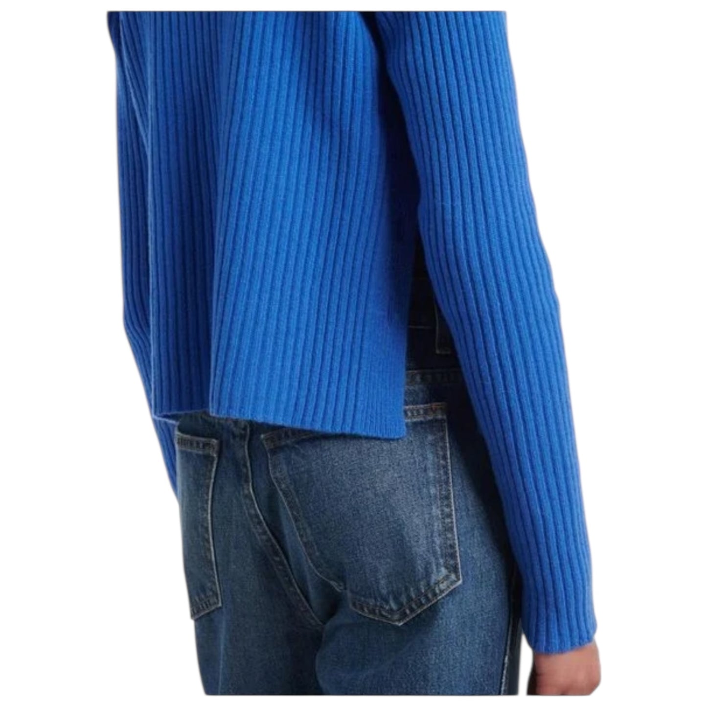 Victoria Beckham Wrap Cardigan in Blue - 8/10