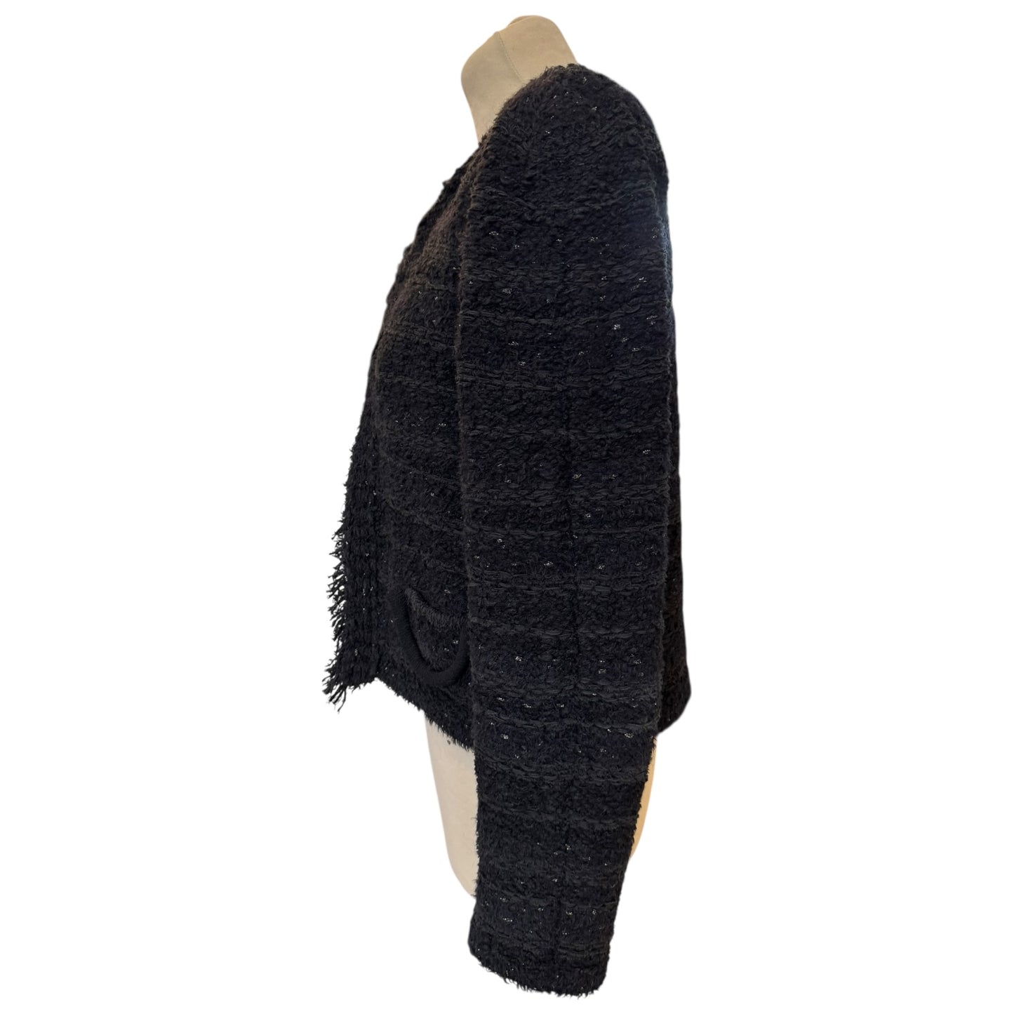 Dorothee Schumacher Black Tweed Jacket - 10/12