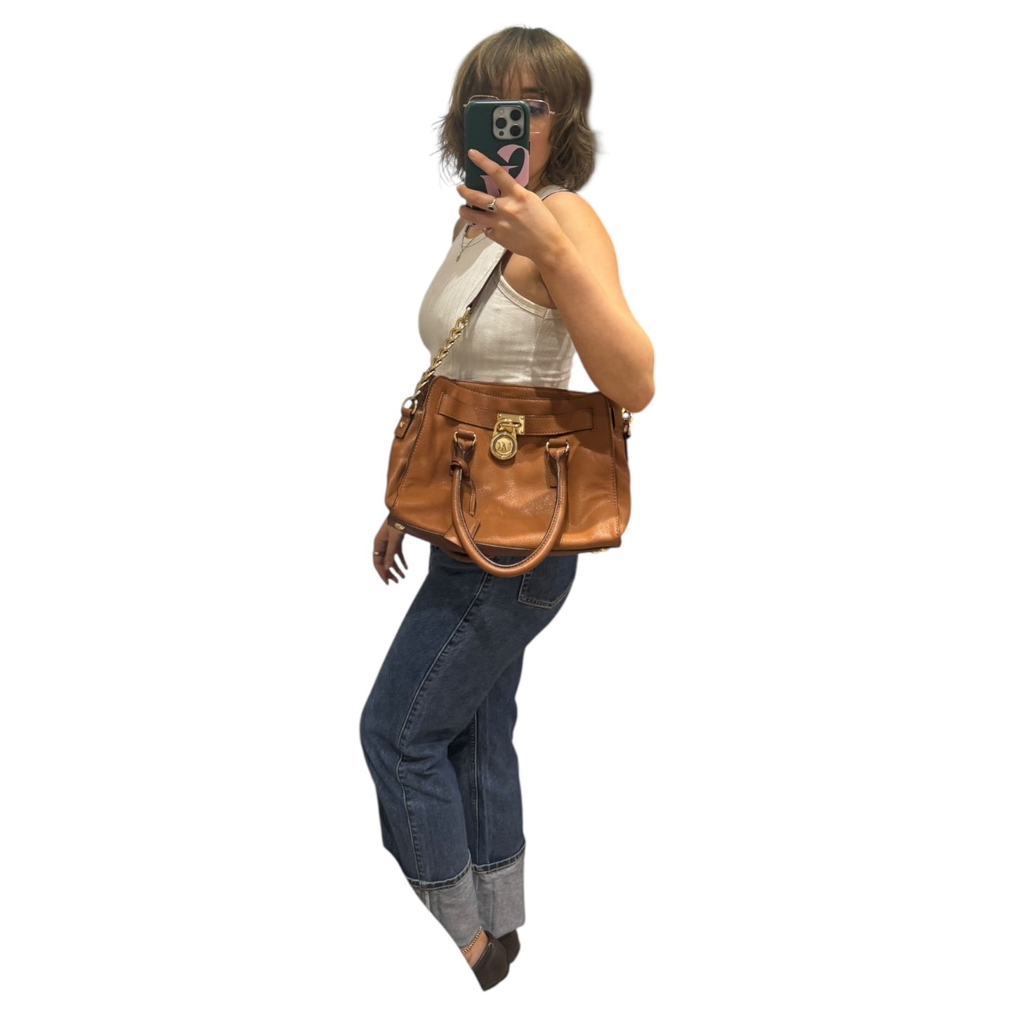 Michael Kors Hamilton Brown Bag