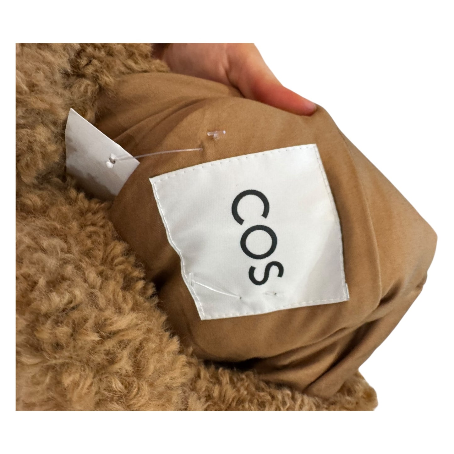 COS Hooded Faux Shearling Vest - 10/12