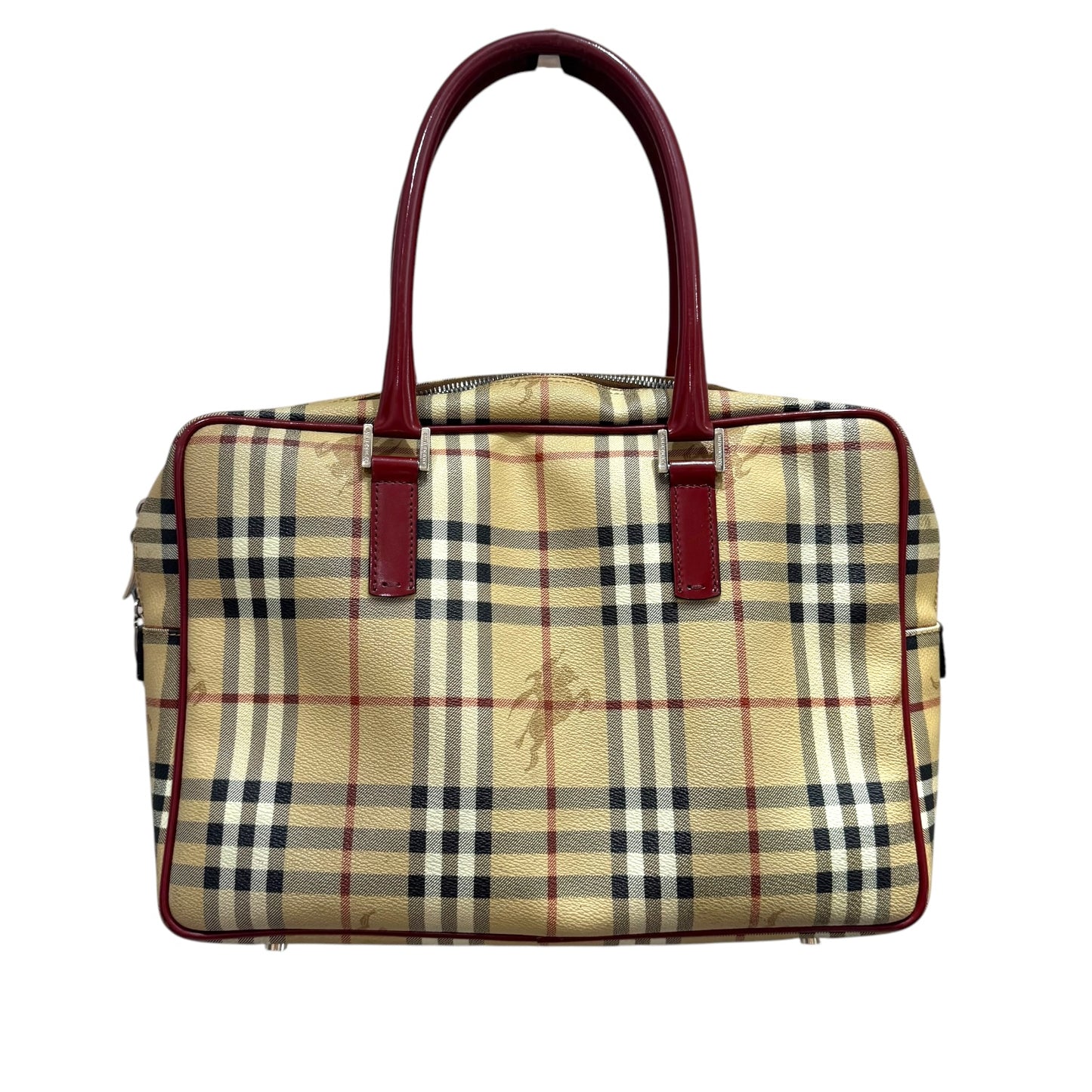 Burberry Nova Check and Red Bag