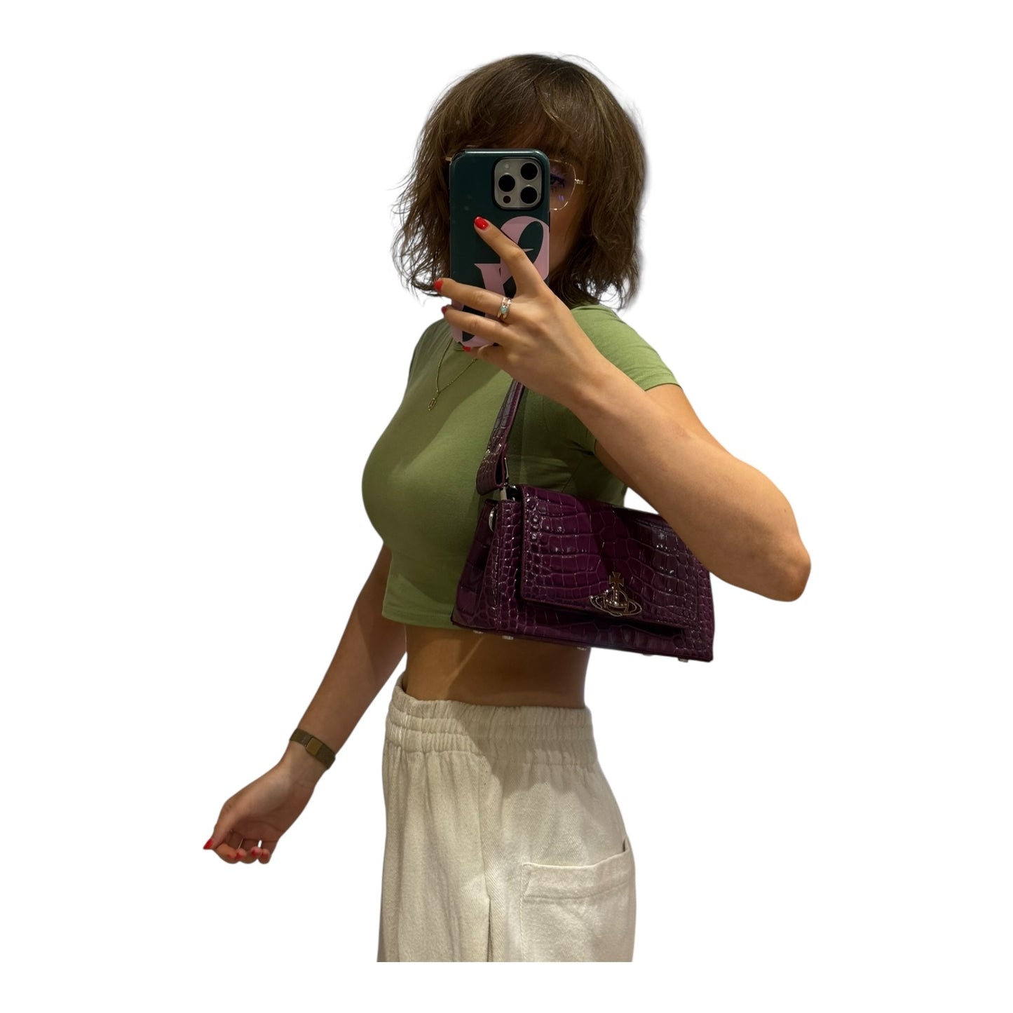 Vivienne Westwood Medium Hazel Bag in Purple