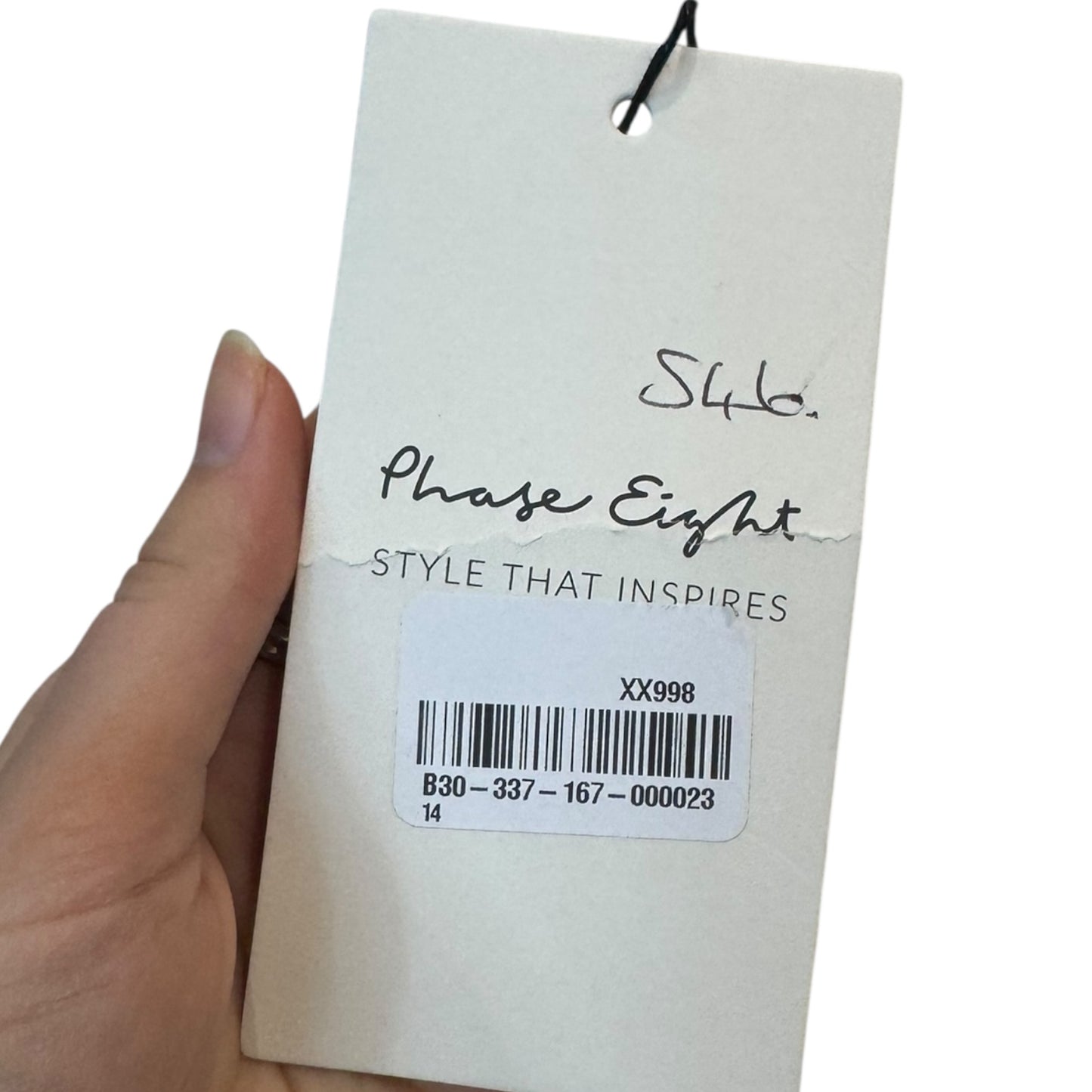 Phase Eight White Becky Midi Dress - 14 - NEW