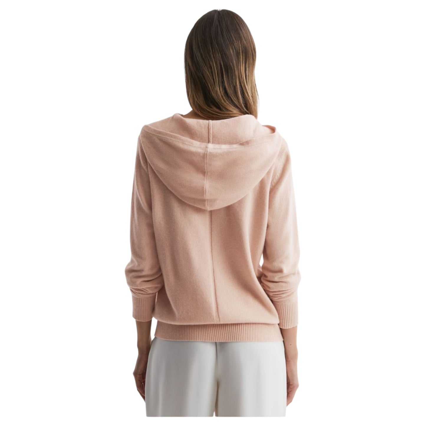 Reiss Agnes Wool Blend Hoodie in Neutral - 16