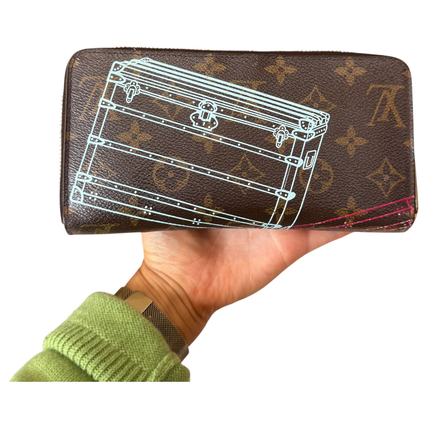 Louis Vuitton Zipp Wallet Canvas Long M58507