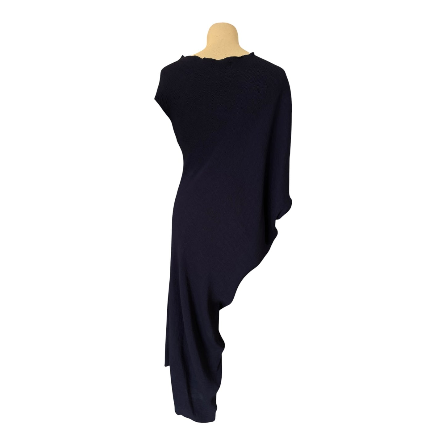 Kevan Jon Asymmetric Navy Dress - 14