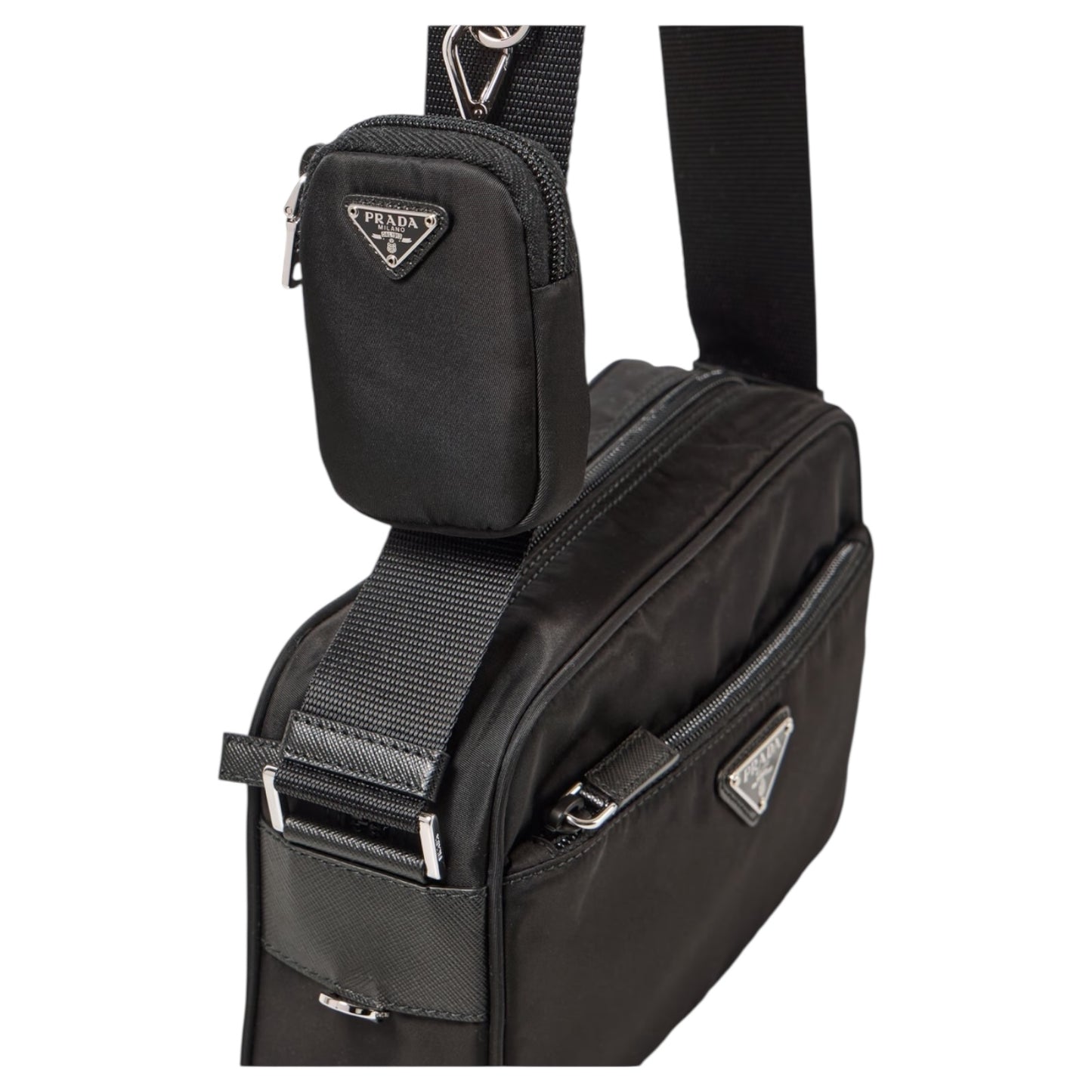 Prada Black Re-Nylon Cross Body Bag