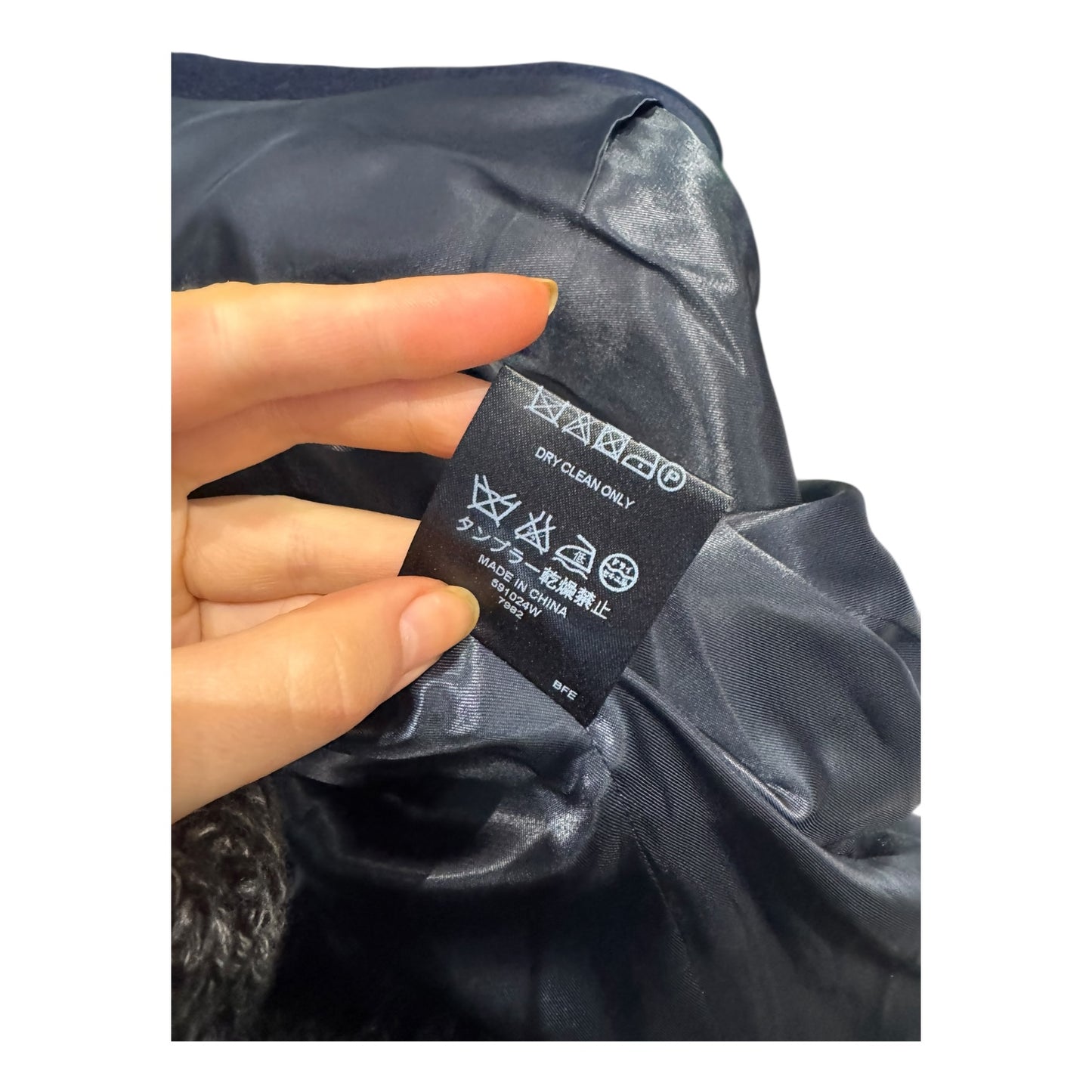 Jaeger Navy Wool Coat - 10/12