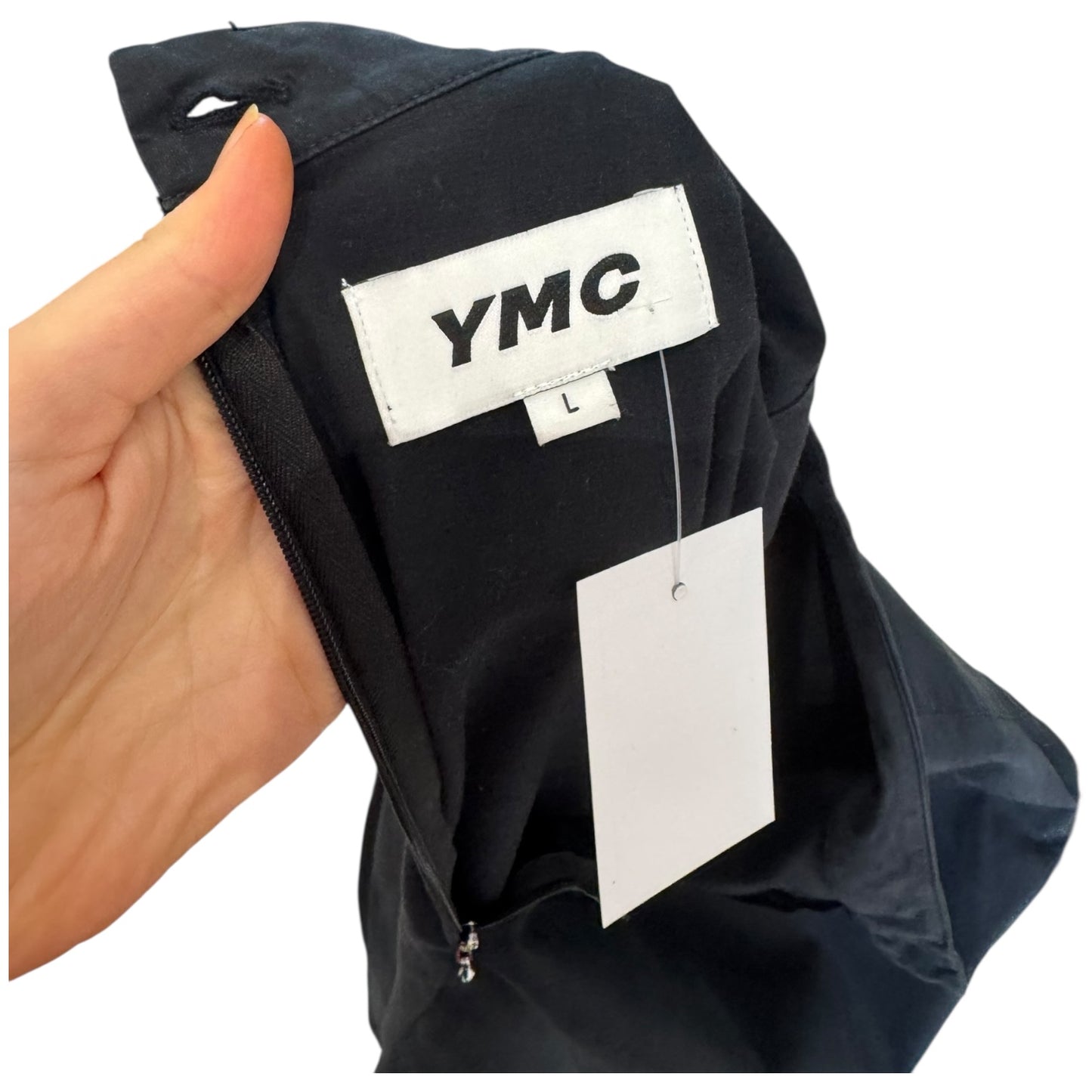 YMC Black Temple Stretch Cotton Dress - 12