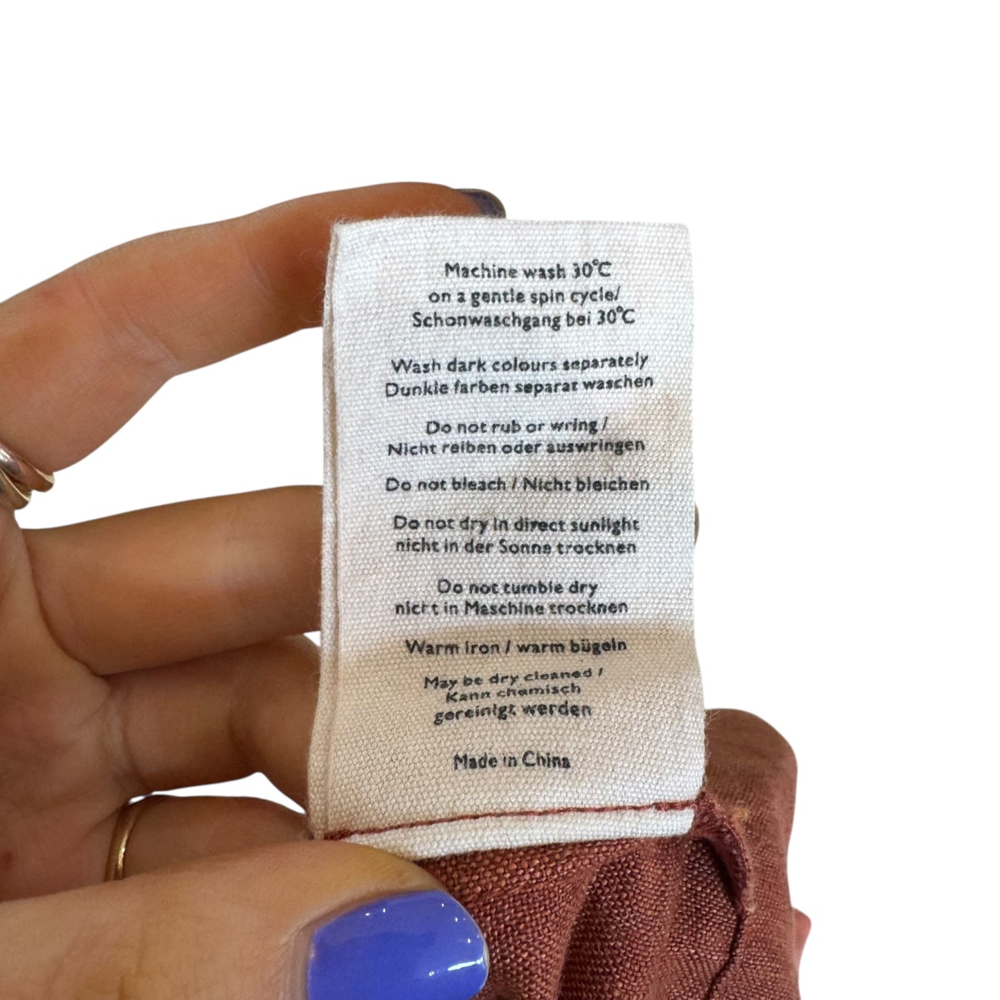 Poetry Terracotta Linen Shirt - 12