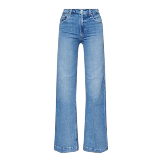 Paige Leenah Wide Leg High Rise Jeans - 10