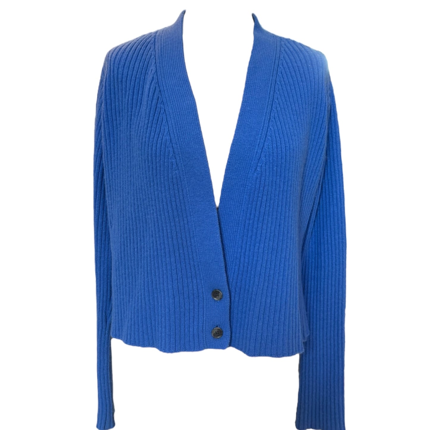 Victoria Beckham Wrap Cardigan in Blue - 8/10