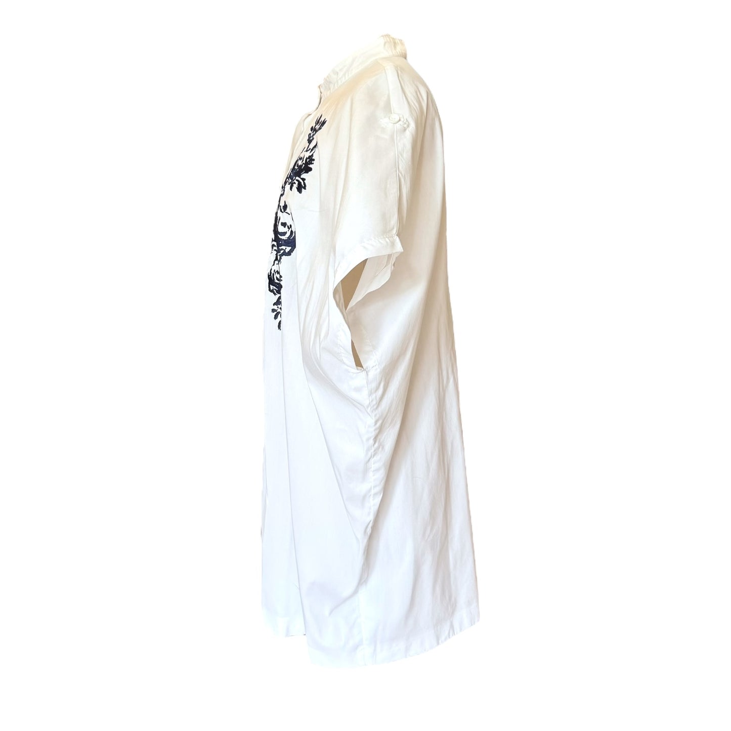 Marina Rinaldi White Embroidered Shirt - 16