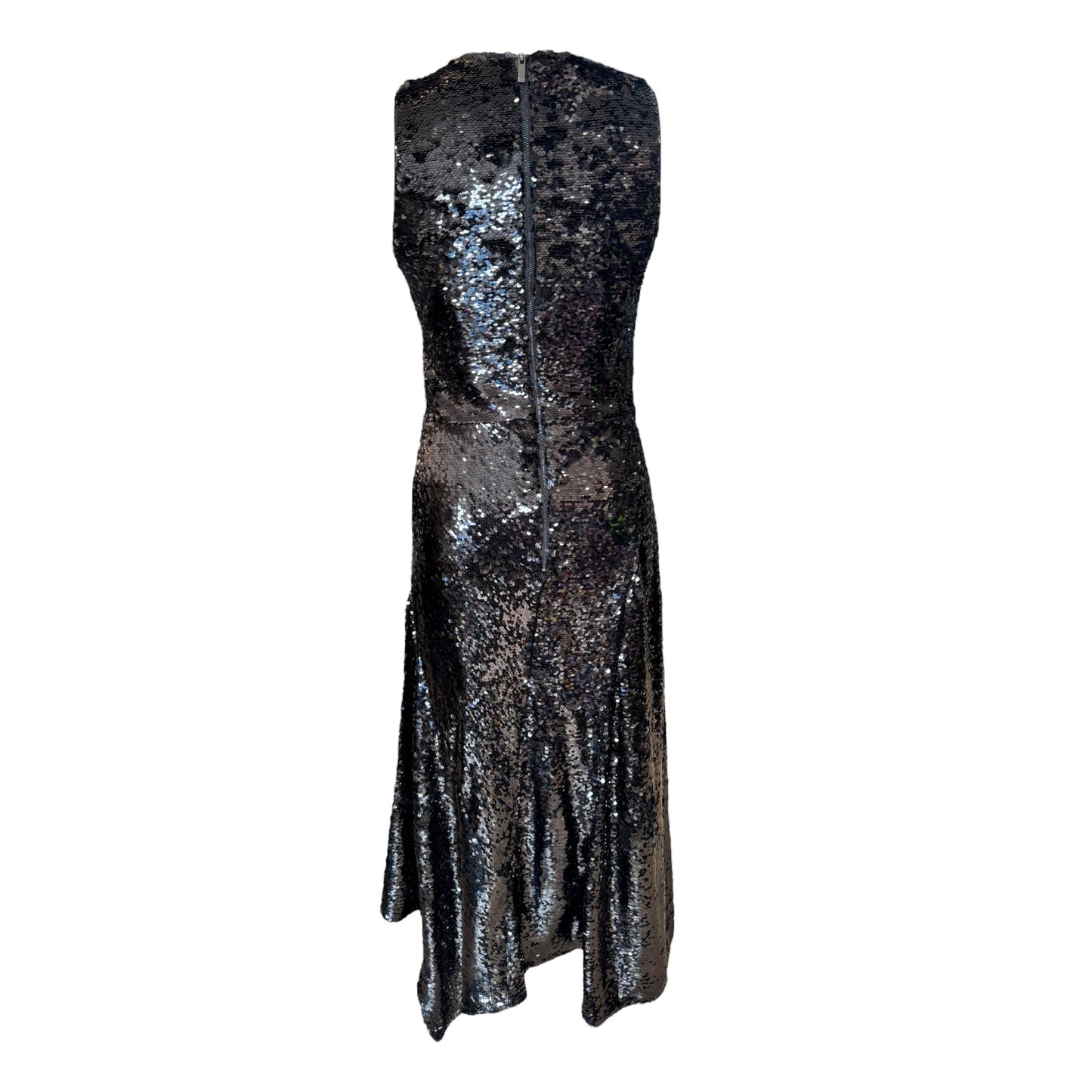 Karen Millen Black Sequin Midi Dress - 6/8