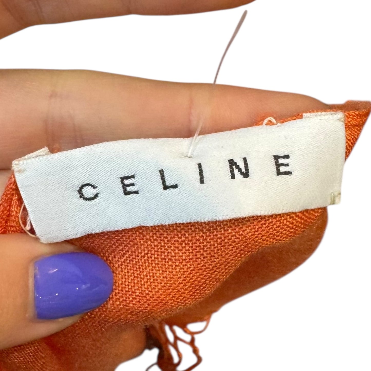 Celine Orange Scarf