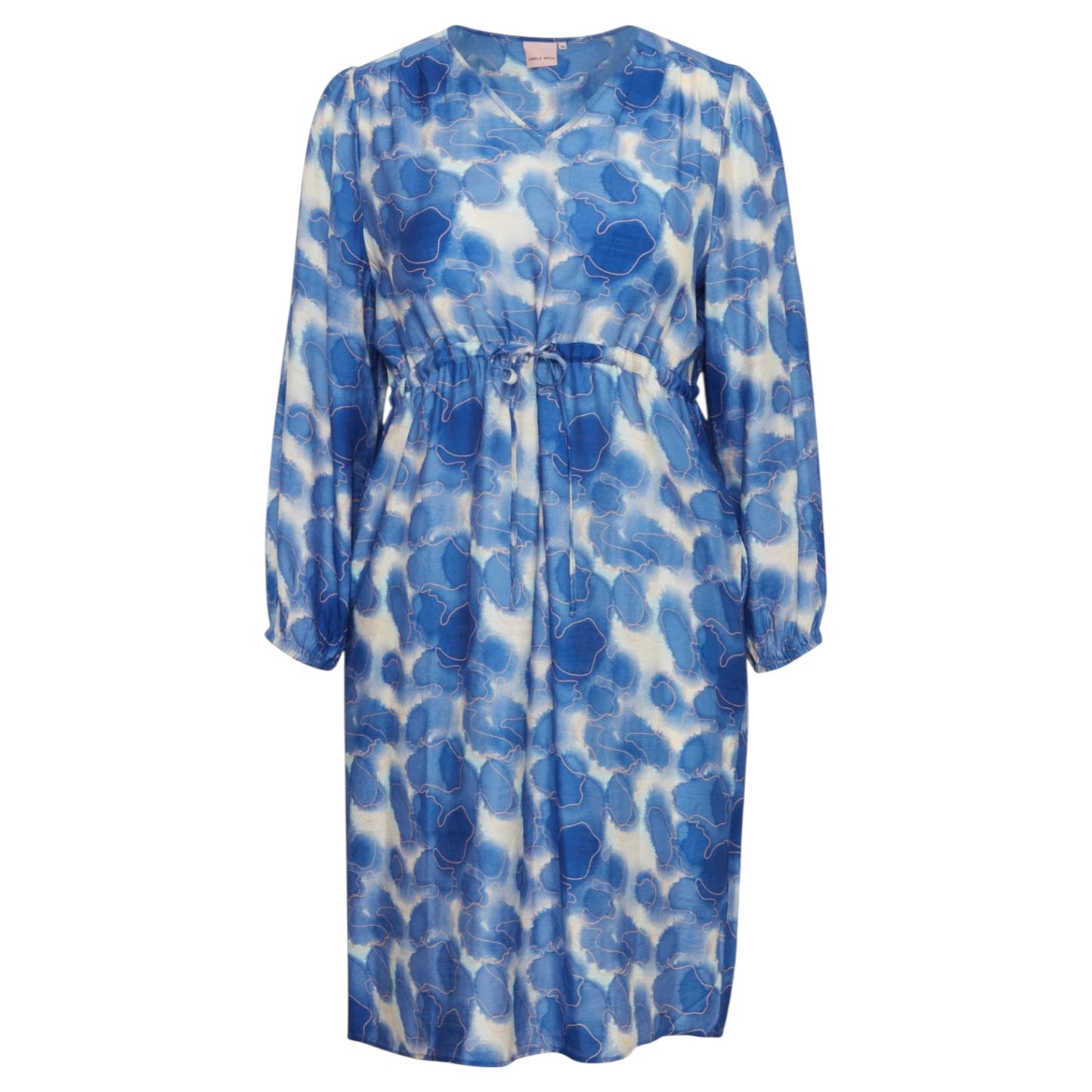 Simple Wish Ariana Blue Pattern Dress - 18/20