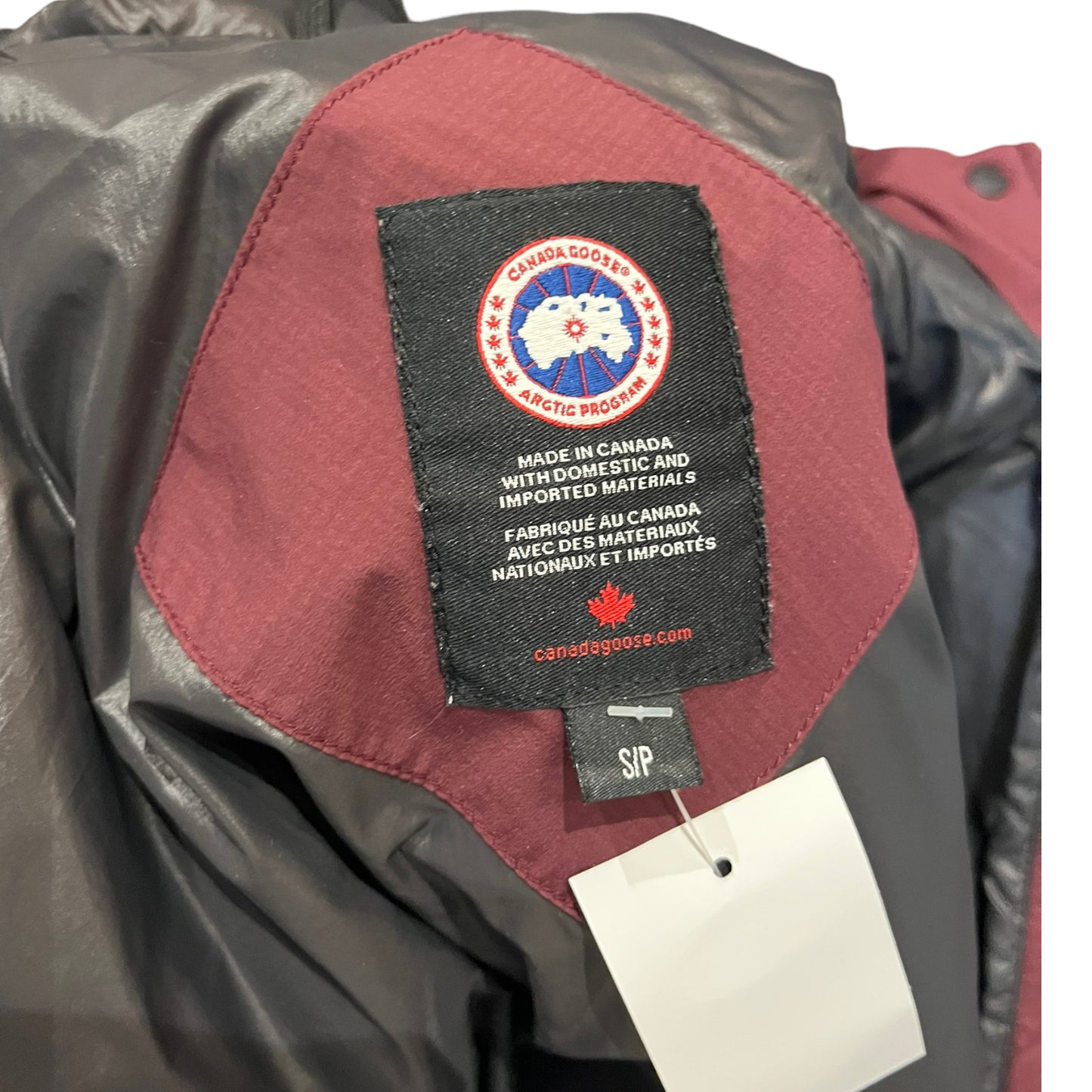 Canada Goose Burgundy Puffer Coat - 10