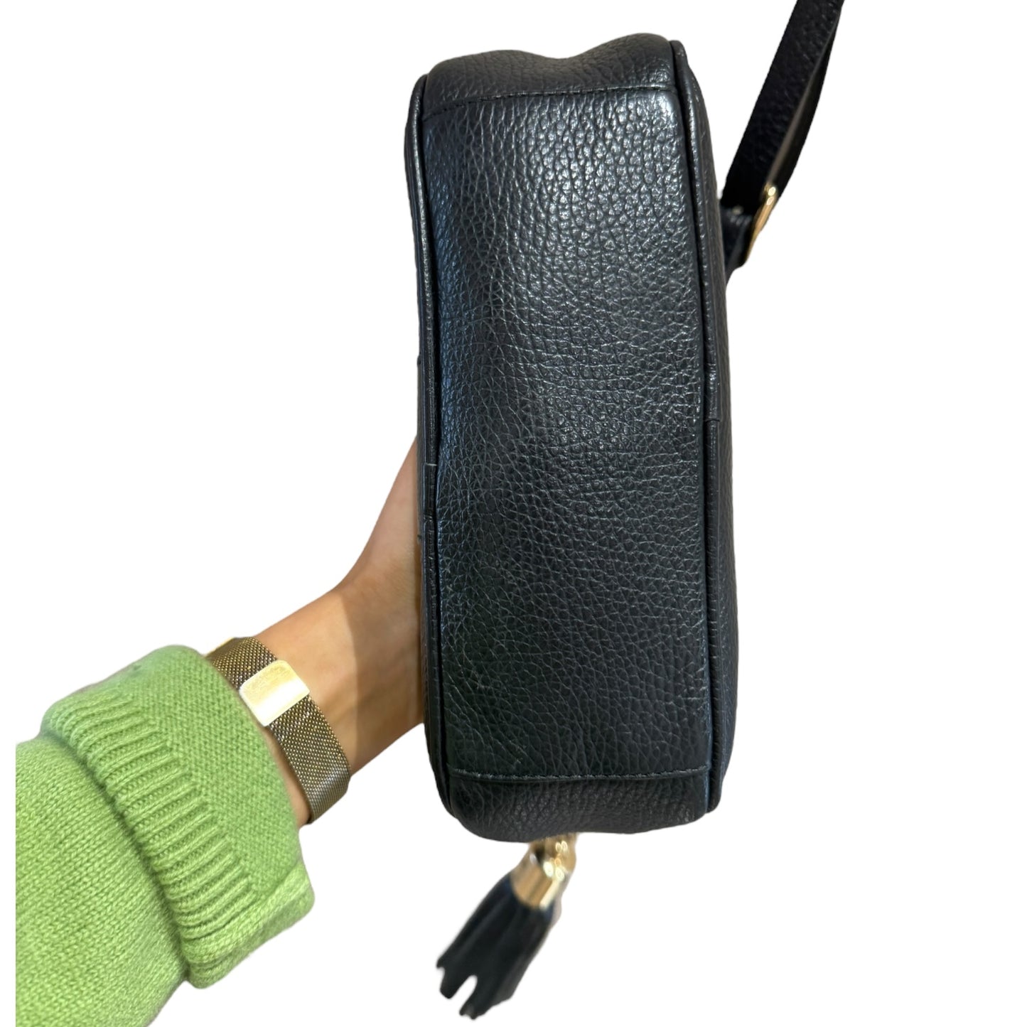 Russell & Bromley Black Camera Crossbody Bag