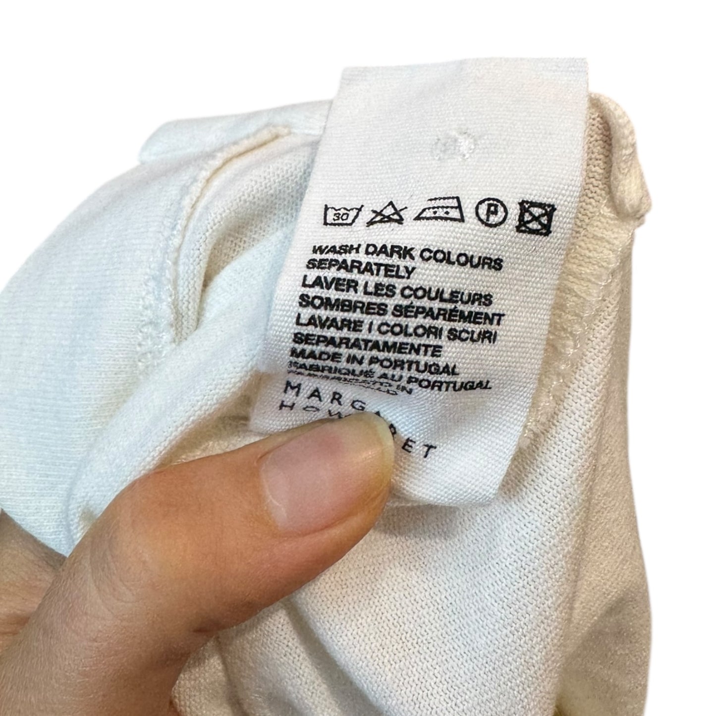 Margaret Howell White Cotton Dress - 12/14 - NEW