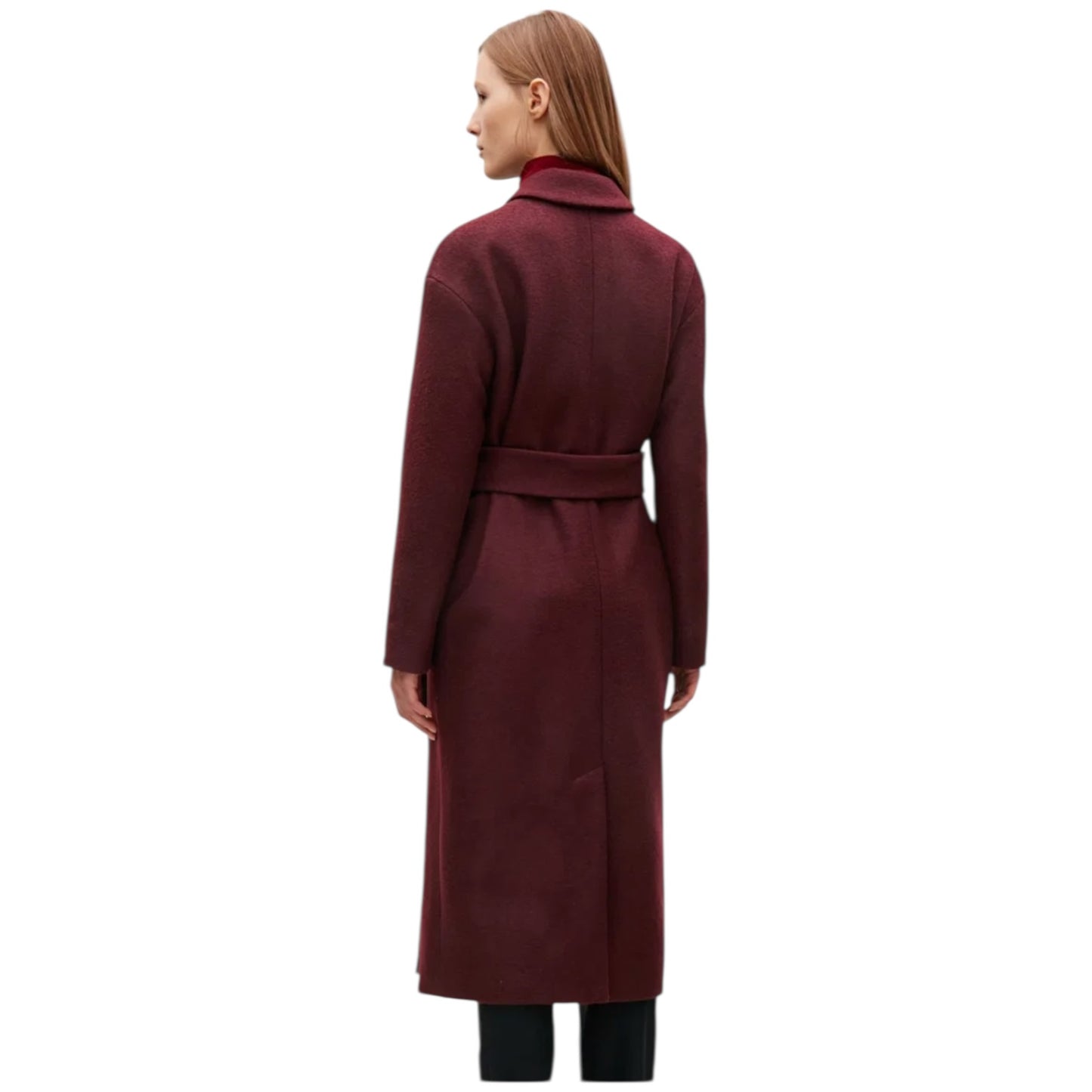 COS Maroon Wool Coat - 10