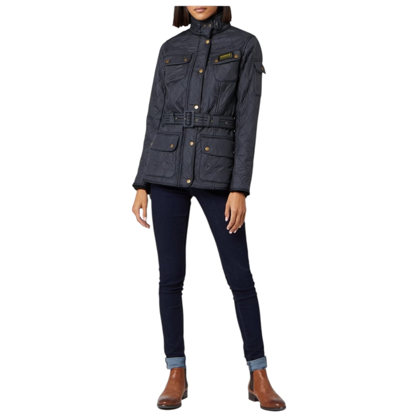 Barbour Navy Women's Polarquilt Jacket - 12