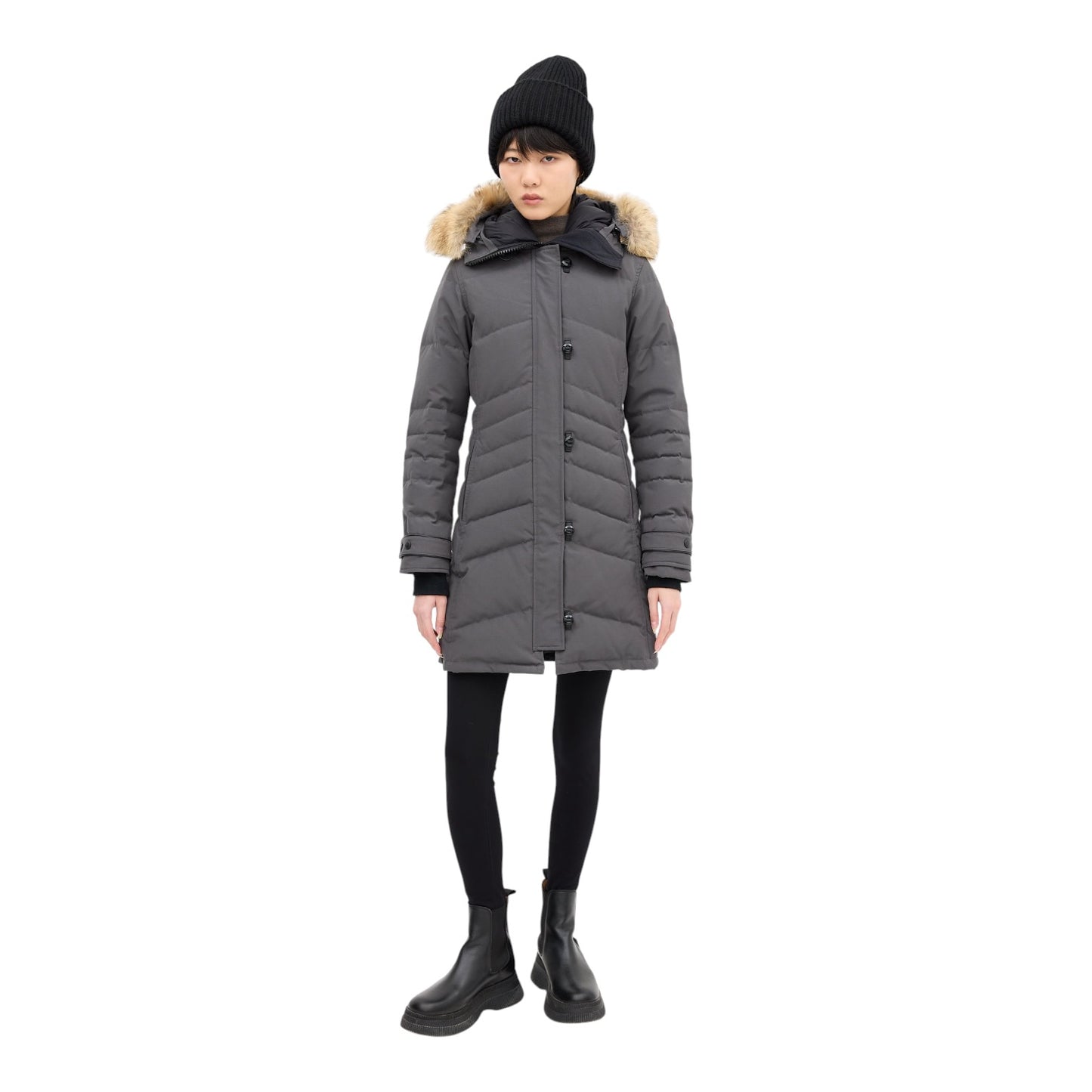 Canada Goose Grey Arctic Tech Lorette Down Parka - 6/8