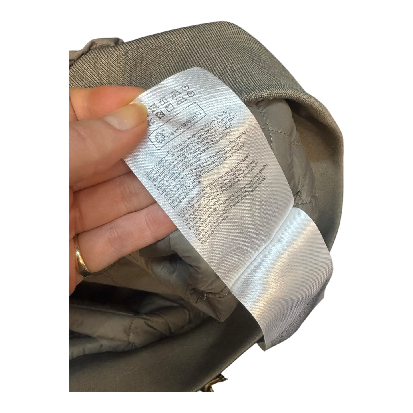 My Essential Wardrobe Taupe Short Bomber Jacket - 12